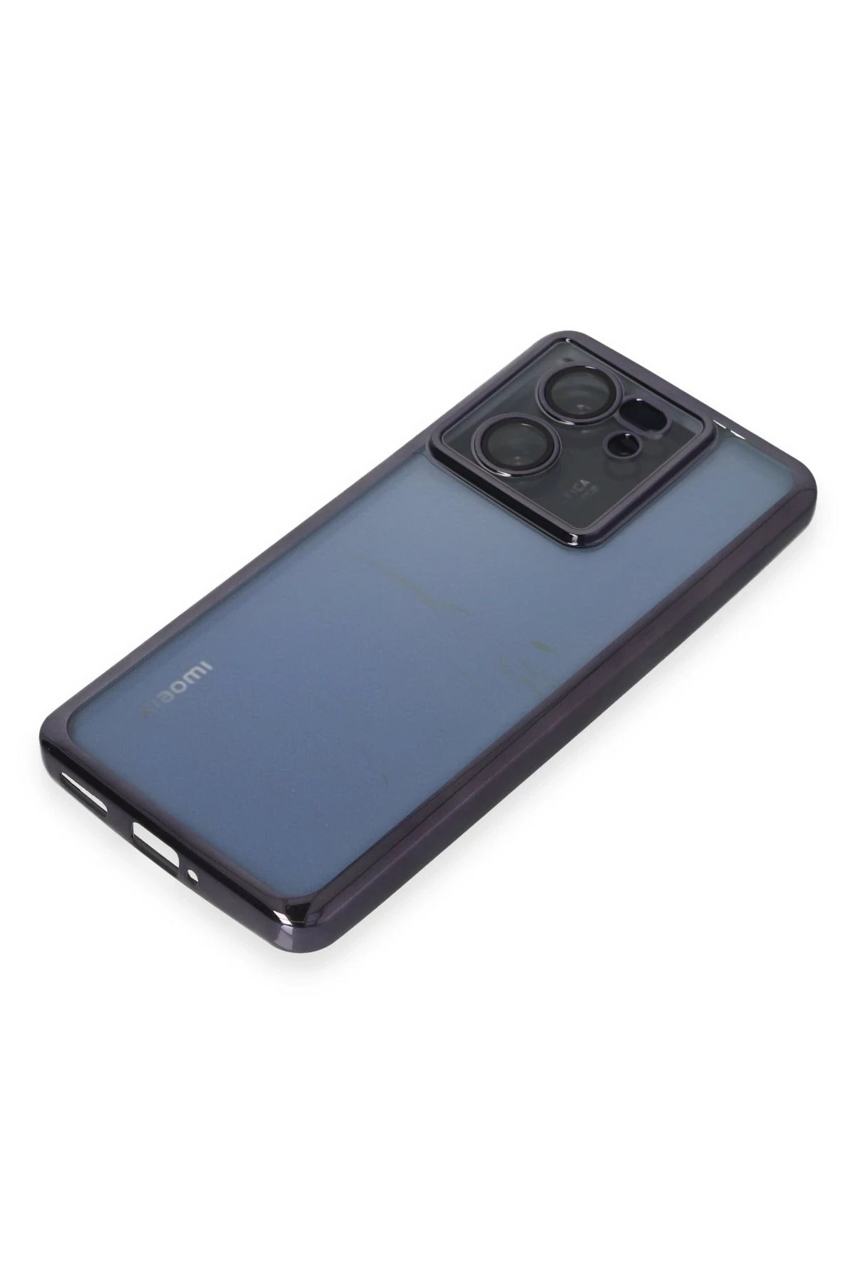 Newface Xiaomi Mi 13T Kılıf Razer Lensli Silikon - Mor