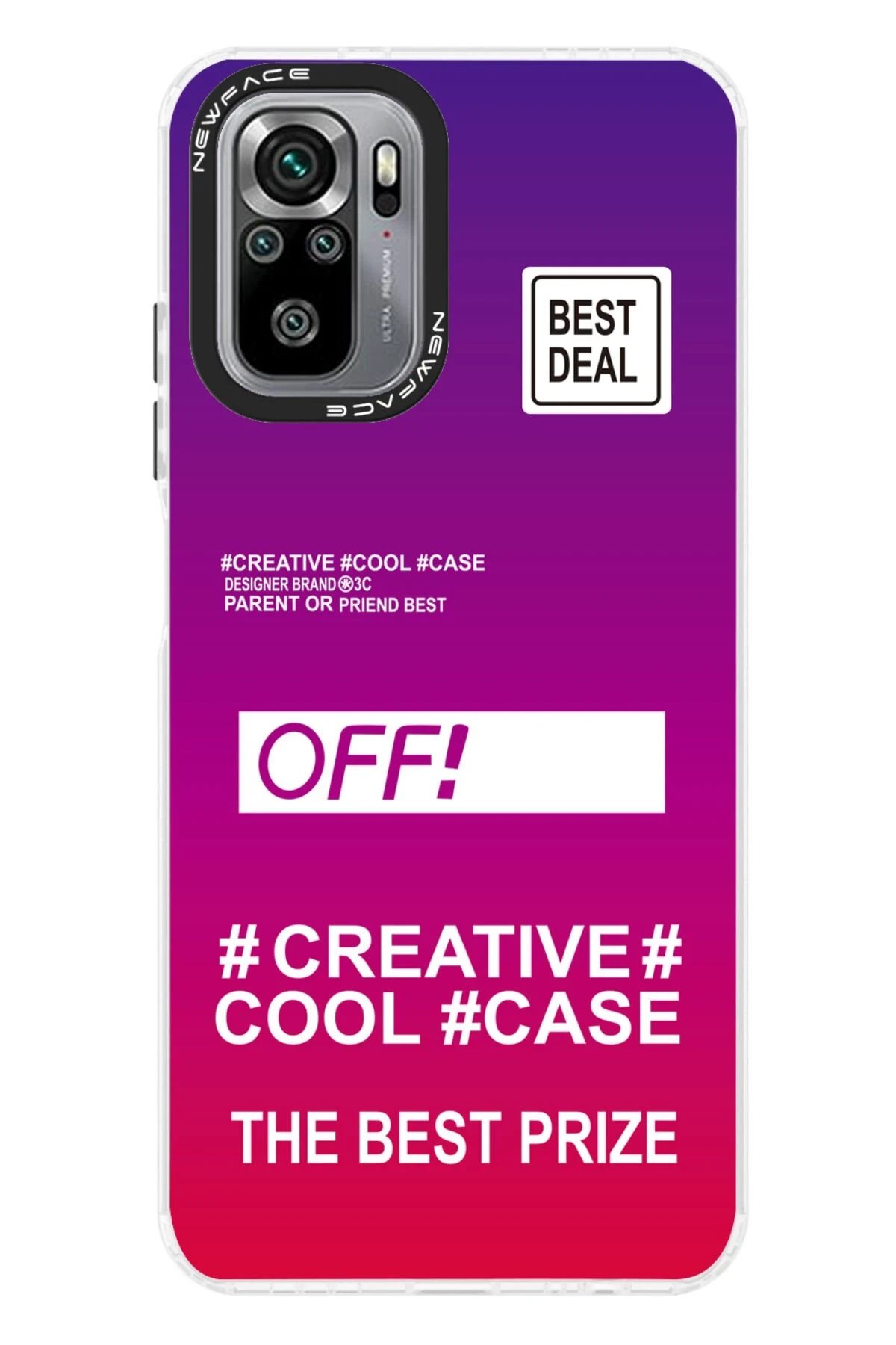 Newface Xiaomi Redmi Note 10 Kılıf Estoril Desenli Kapak - Estoril - 9