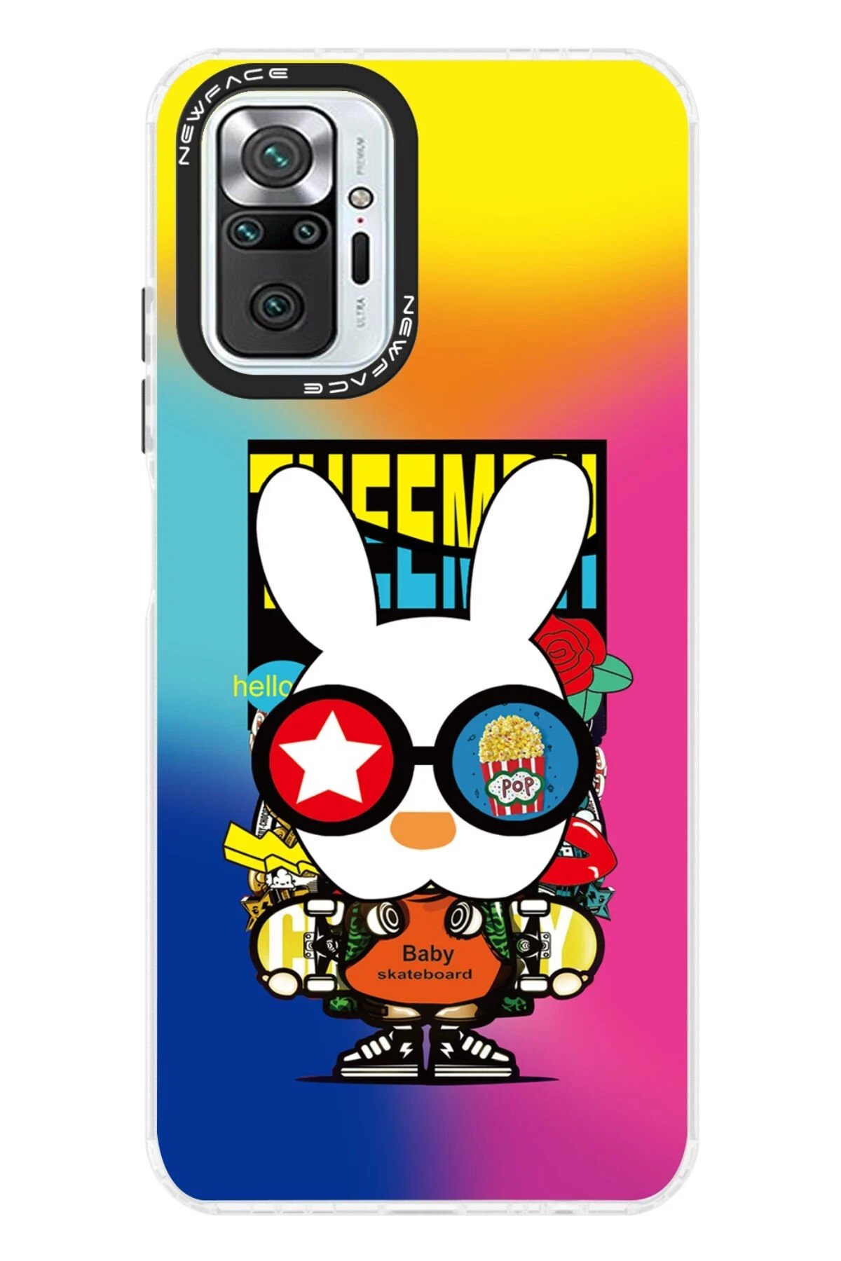 Newface Xiaomi Redmi Note 10 Pro Kılıf Estoril Desenli Kapak - Estoril - 10