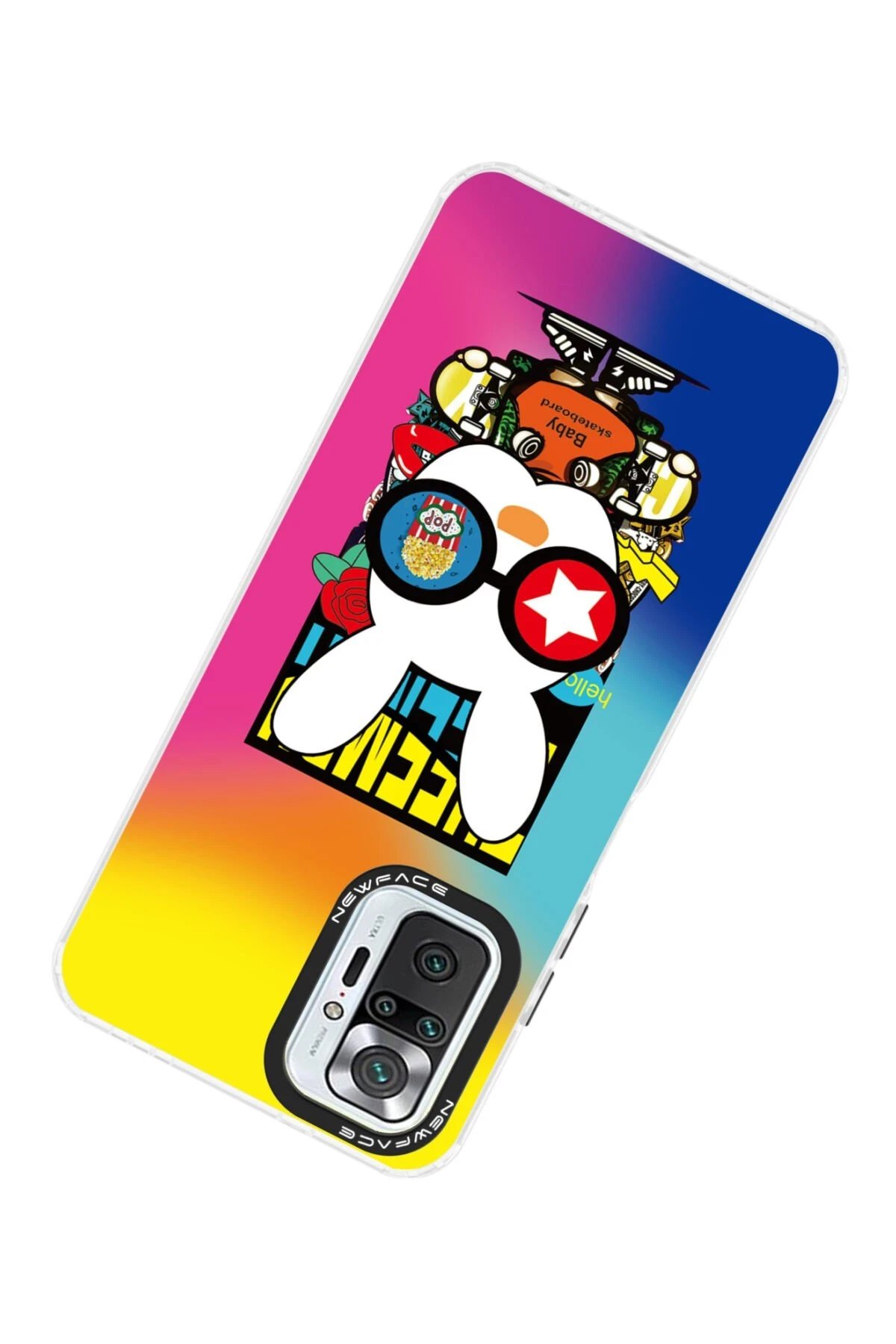 Newface Xiaomi Redmi Note 10 Pro Kılıf Estoril Desenli Kapak - Estoril - 10