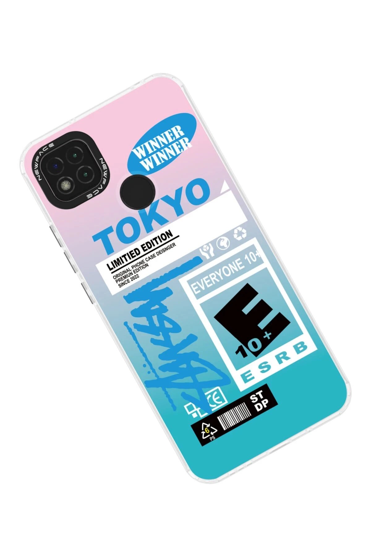 Newface Xiaomi Redmi 9C Kılıf Estoril Desenli Kapak - Estoril - 1