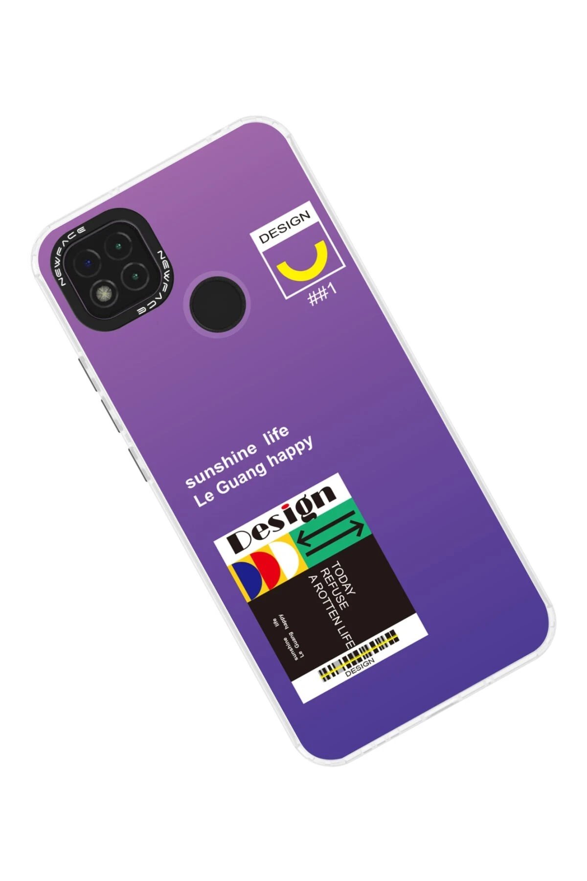 Newface Xiaomi Redmi 9C Kılıf Estoril Desenli Kapak - Estoril - 4