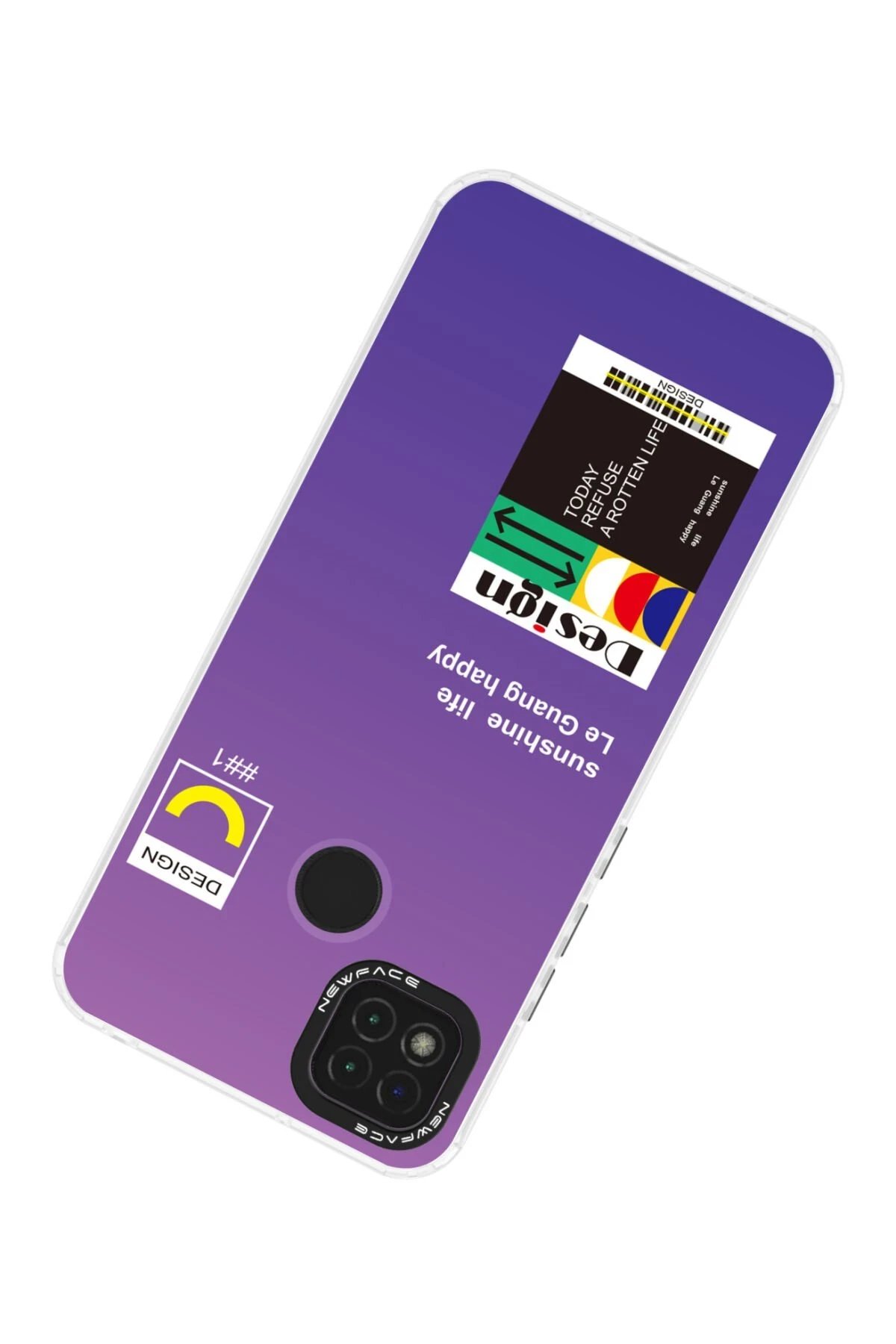 Newface Xiaomi Redmi 9C Kılıf Estoril Desenli Kapak - Estoril - 4