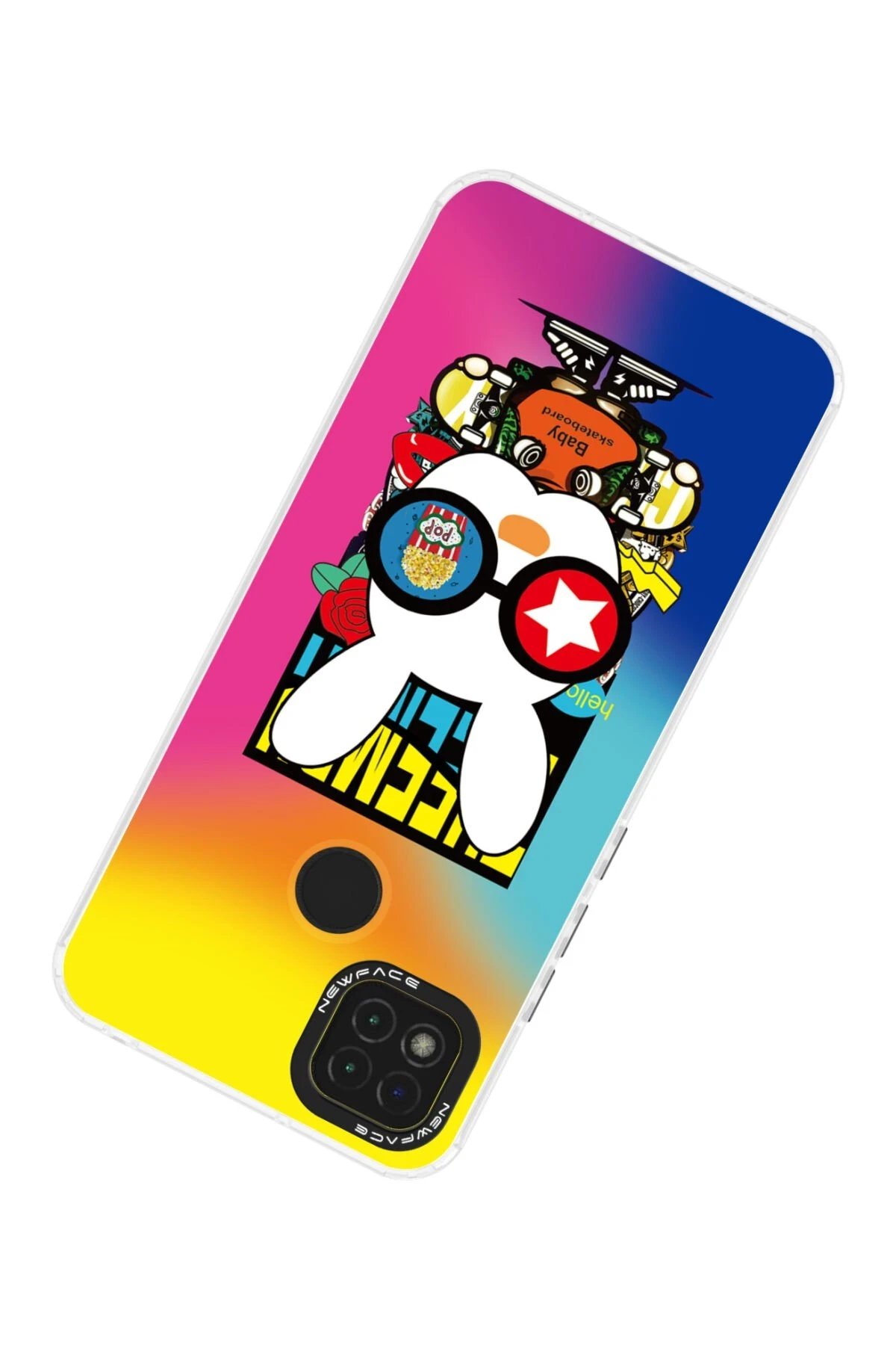 Newface Xiaomi Redmi 9C Kılıf Estoril Desenli Kapak - Estoril - 10