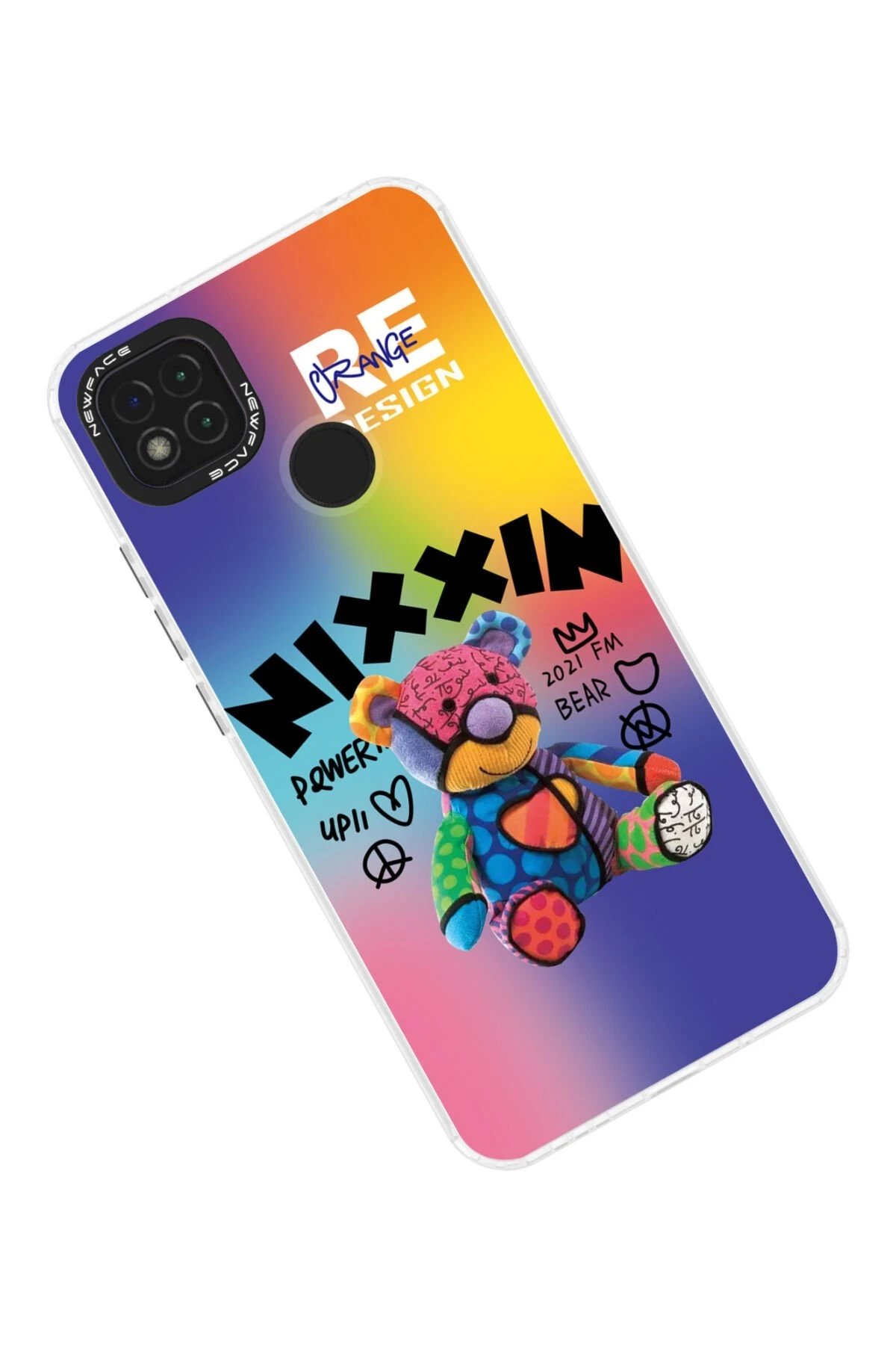 Newface Xiaomi Redmi 9C Kılıf Estoril Desenli Kapak - Estoril - 11