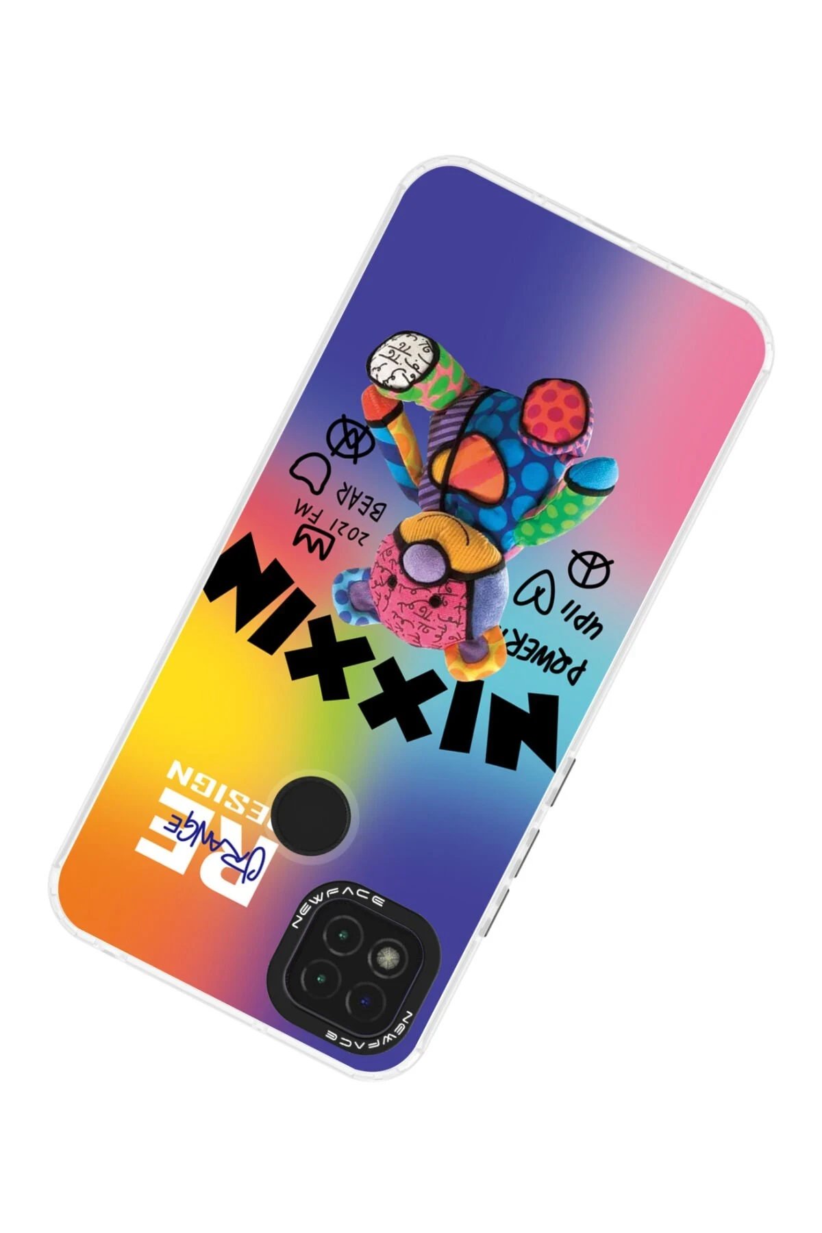 Newface Xiaomi Redmi 9C Kılıf Estoril Desenli Kapak - Estoril - 11