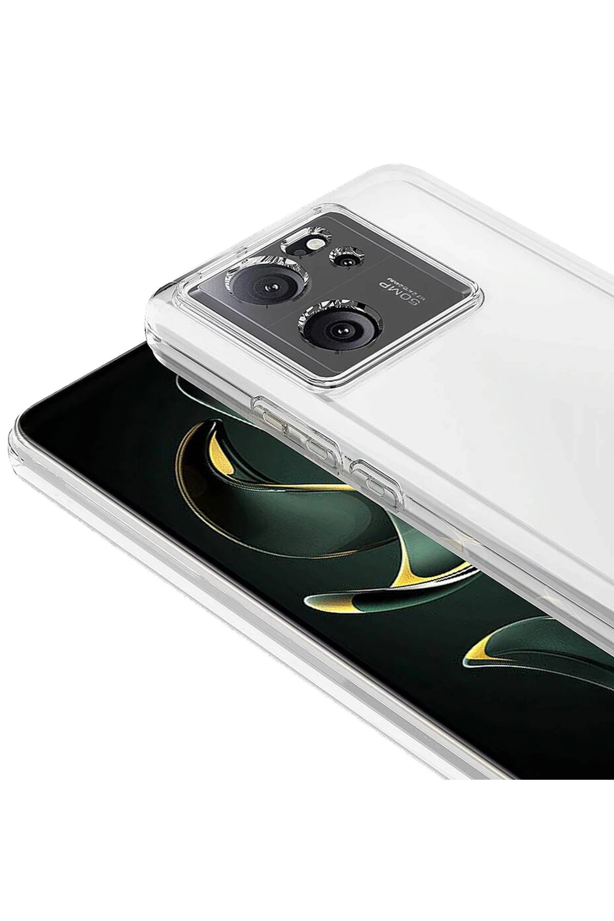 Newface Xiaomi Mi 13T Pro Kılıf Lüx Şeffaf Silikon