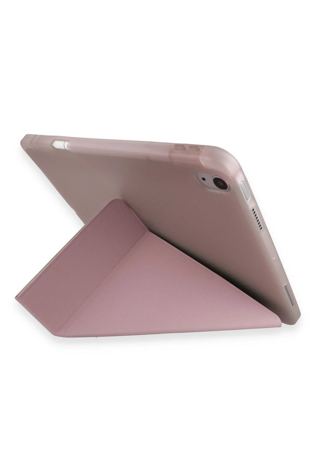Newface Xiaomi Redmi Pad SE Kılıf Kalemlikli Mars Tablet Kılıfı - Rose Gold