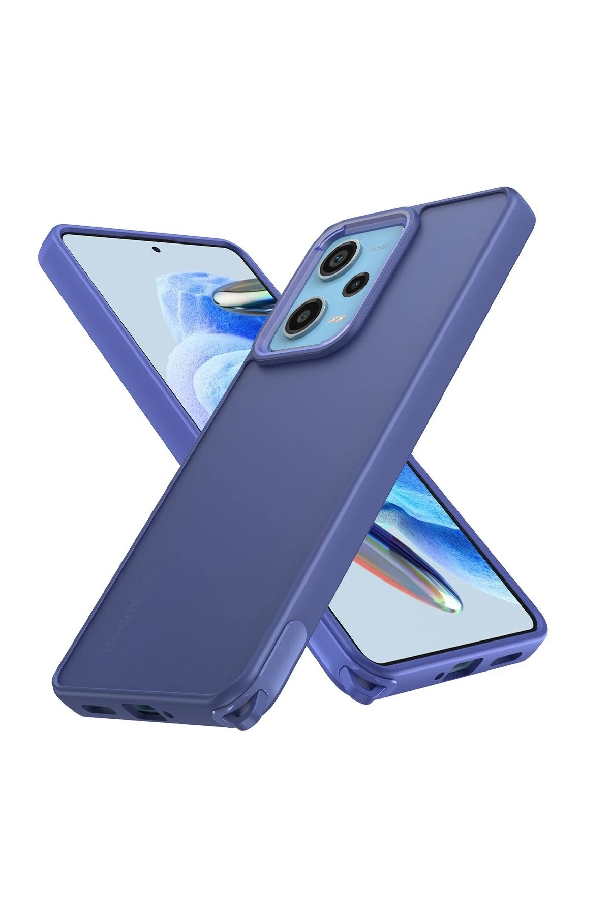 Newface Xiaomi Redmi Note 12 Pro 5G Kılıf Elegant Kapak - Açık Mavi