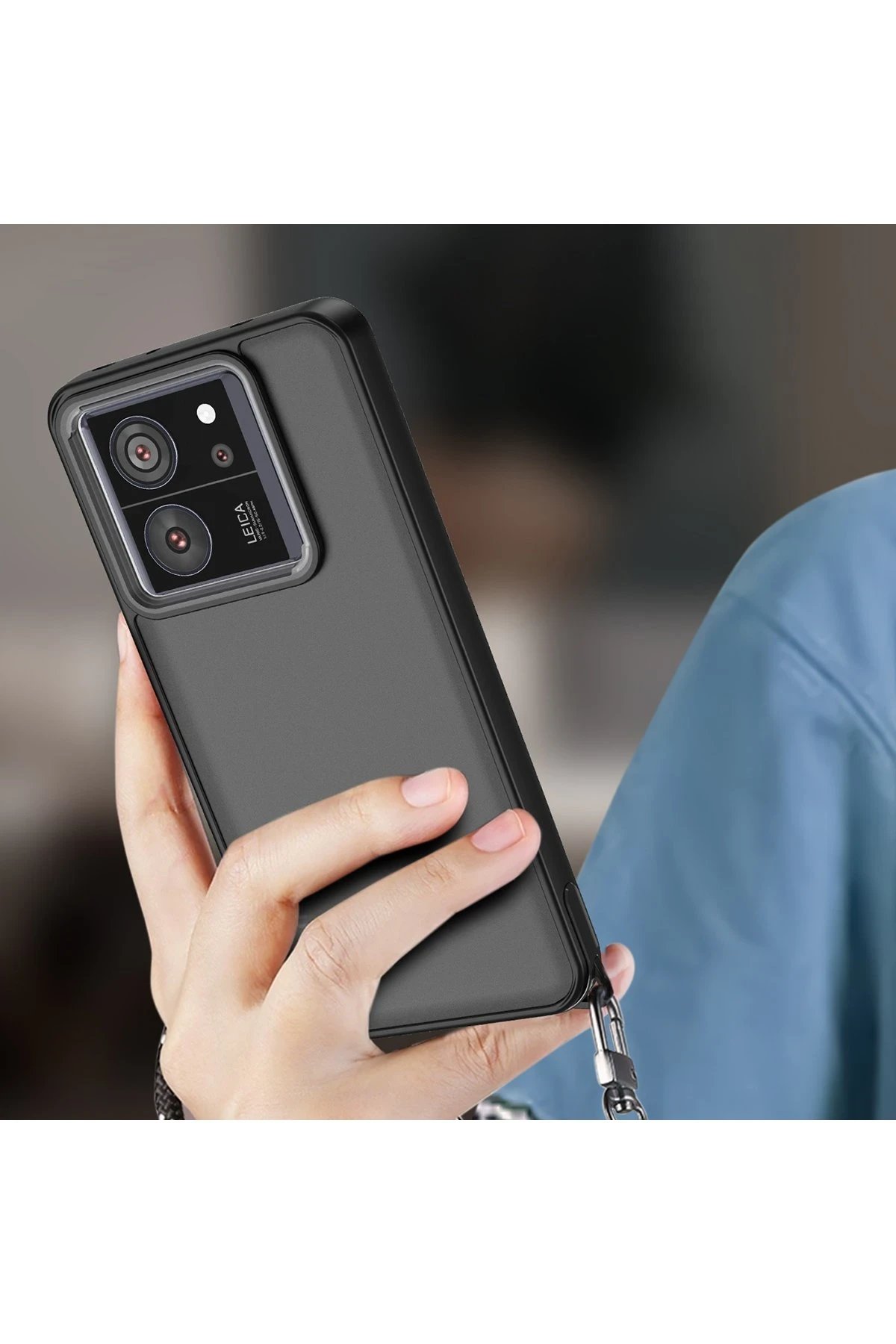 Newface Xiaomi Mi 13T Kılıf Elegant Kapak - Pudra