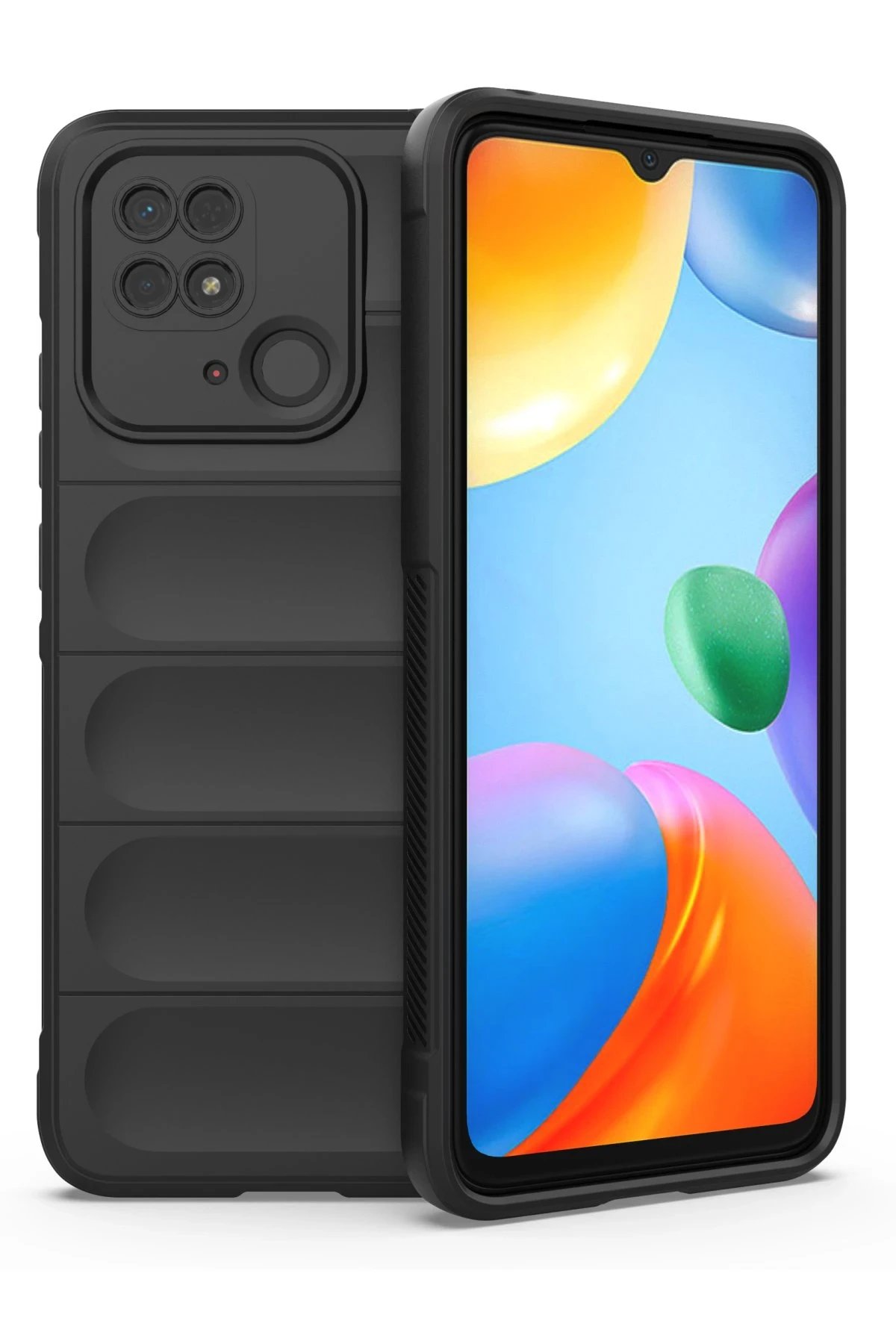 Newface Xiaomi Redmi 10C Kılıf Optimum Silikon - Siyah