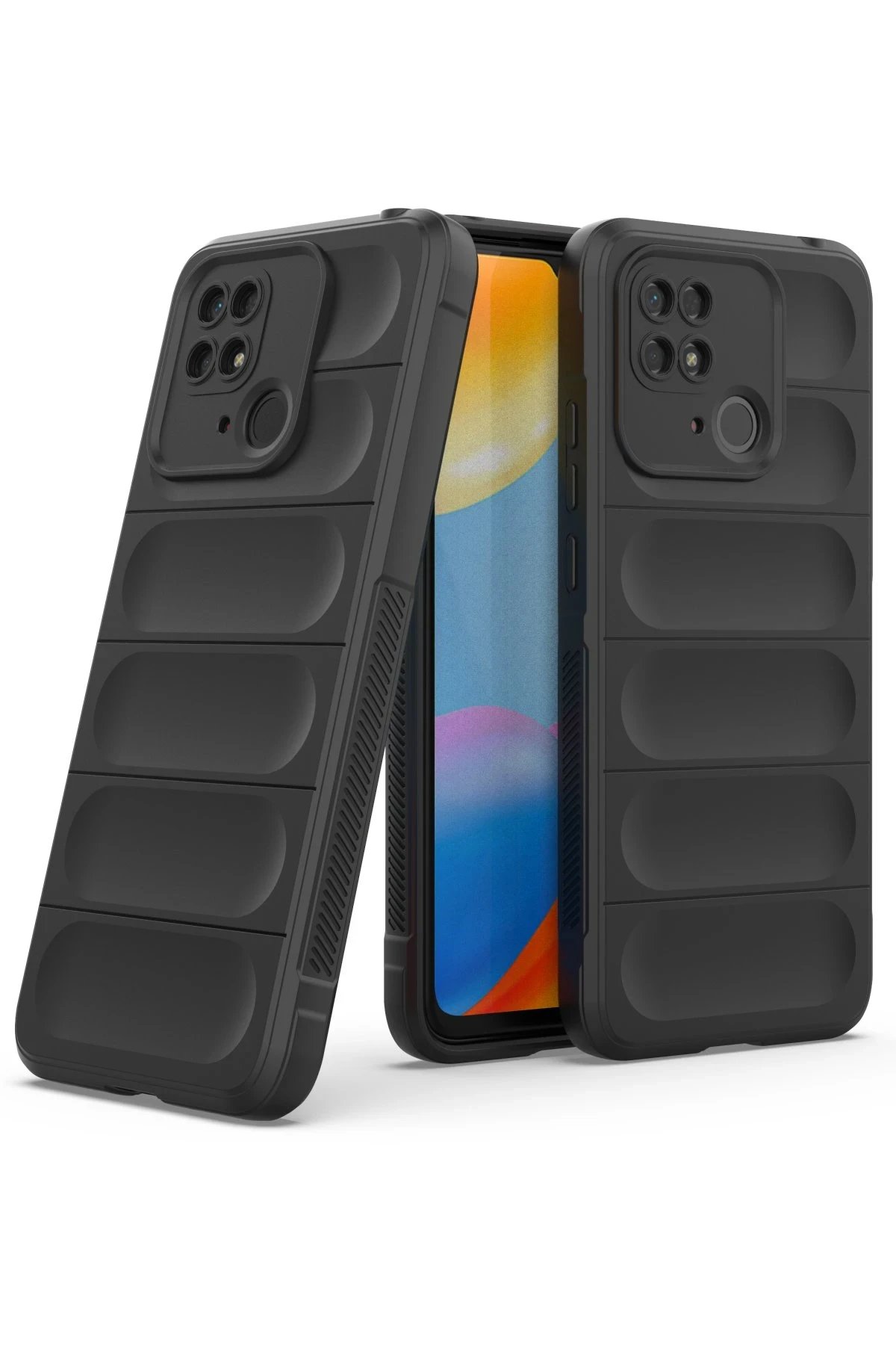 Newface Xiaomi Redmi 10C Kılıf Optimum Silikon - Siyah