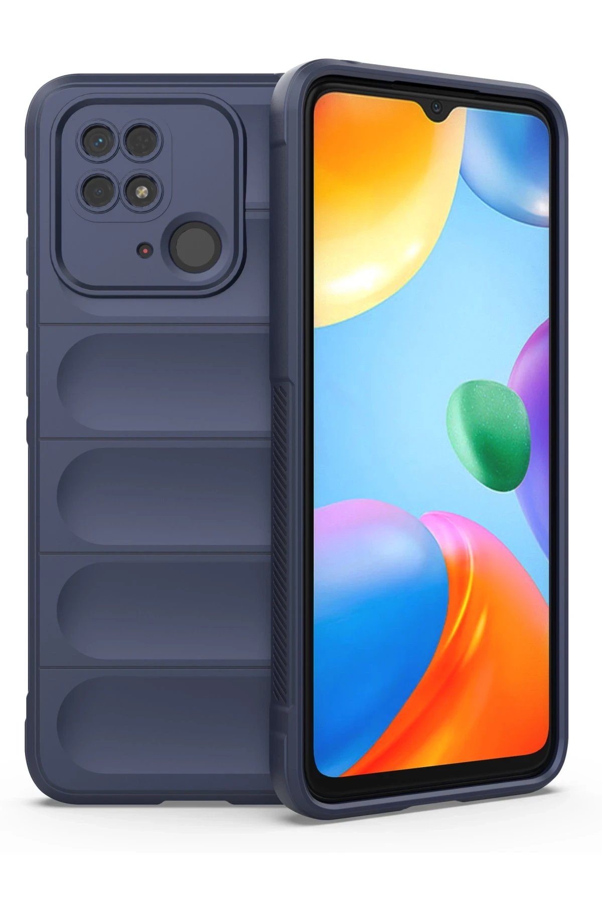 Newface Xiaomi Redmi 10C Kılıf Optimum Silikon - Lacivert