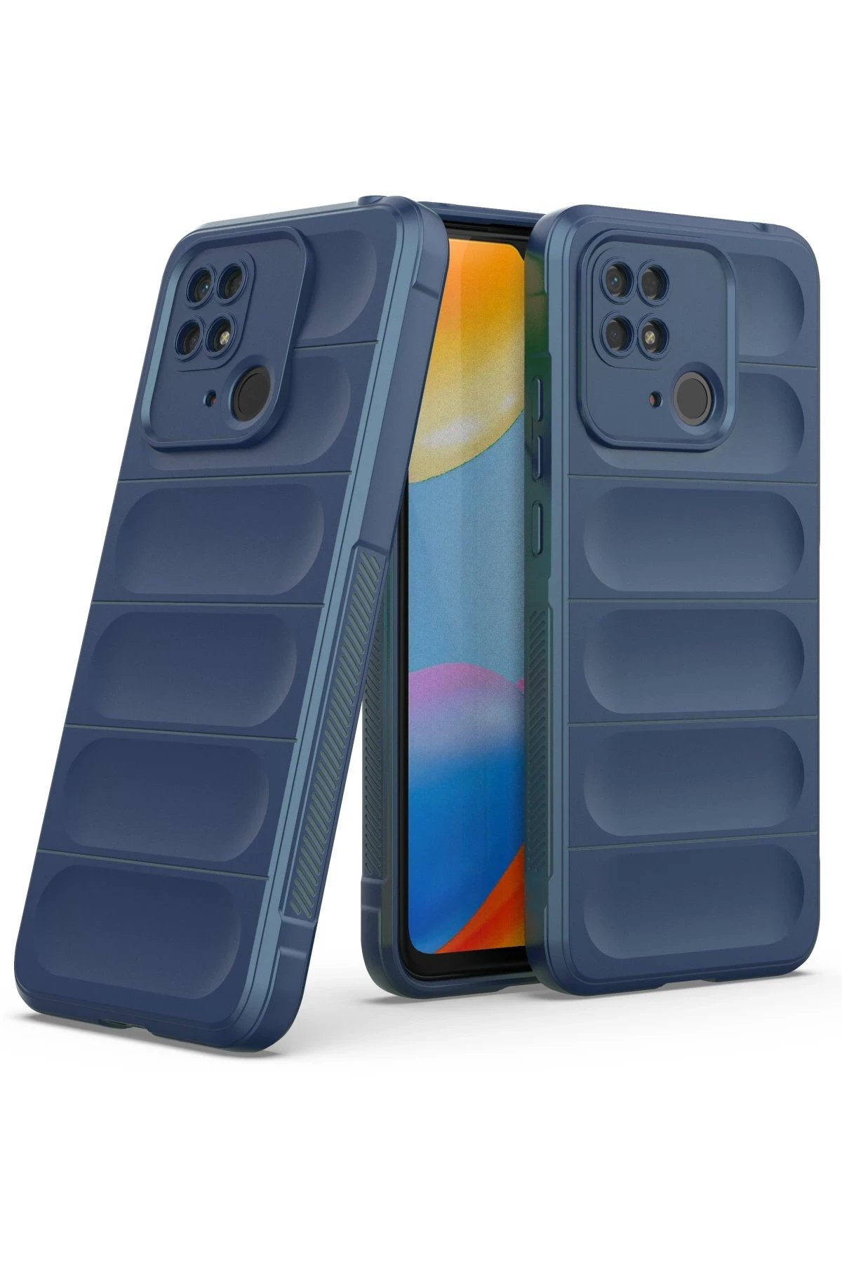 Newface Xiaomi Redmi 10C Kılıf Optimum Silikon - Lacivert