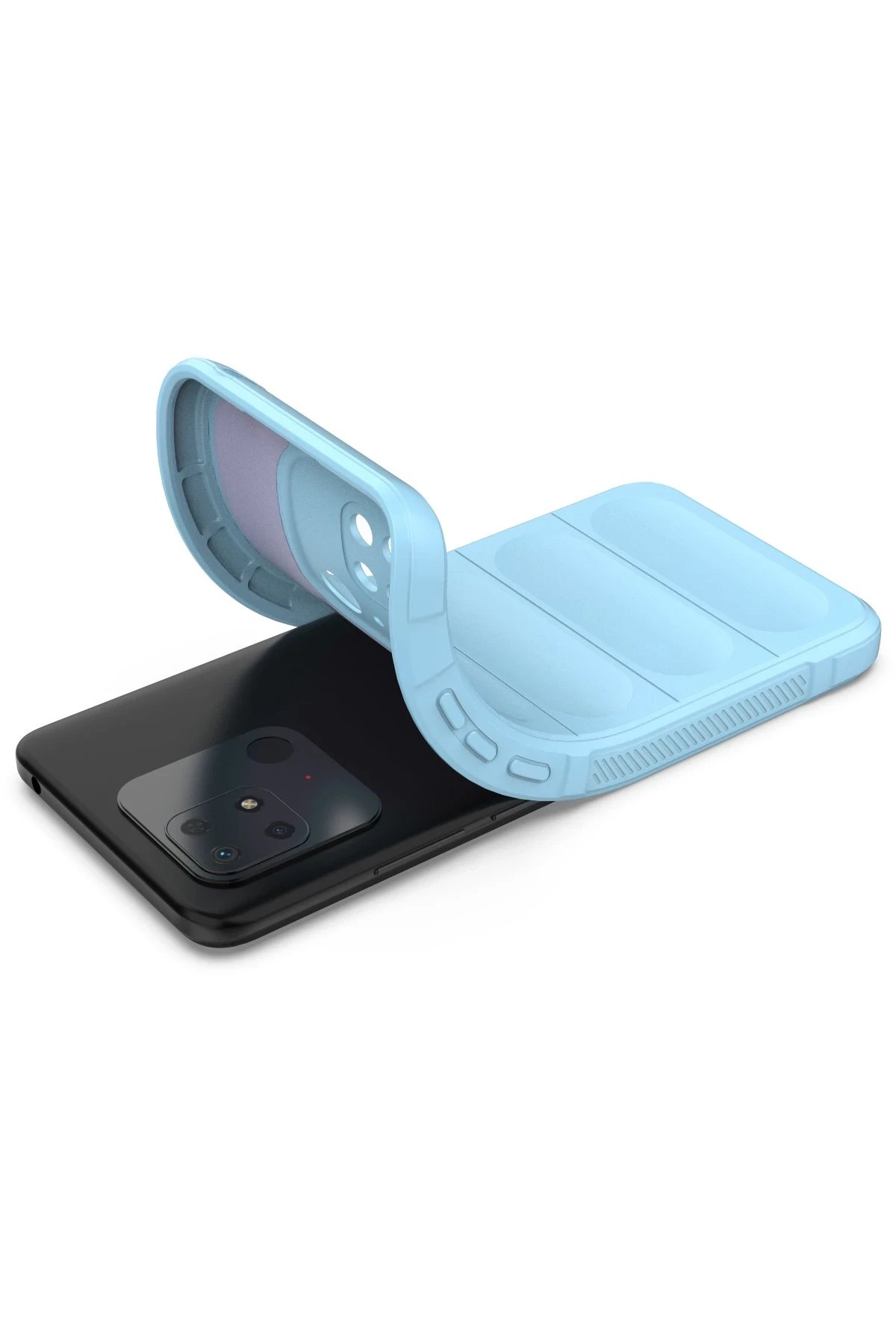 Newface Xiaomi Redmi 10C Kılıf Optimum Silikon - Sky Blue