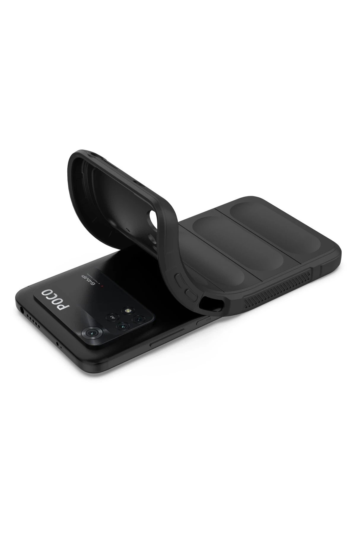 Newface Xiaomi Poco M4 Pro 4G Kılıf Optimum Silikon - Siyah