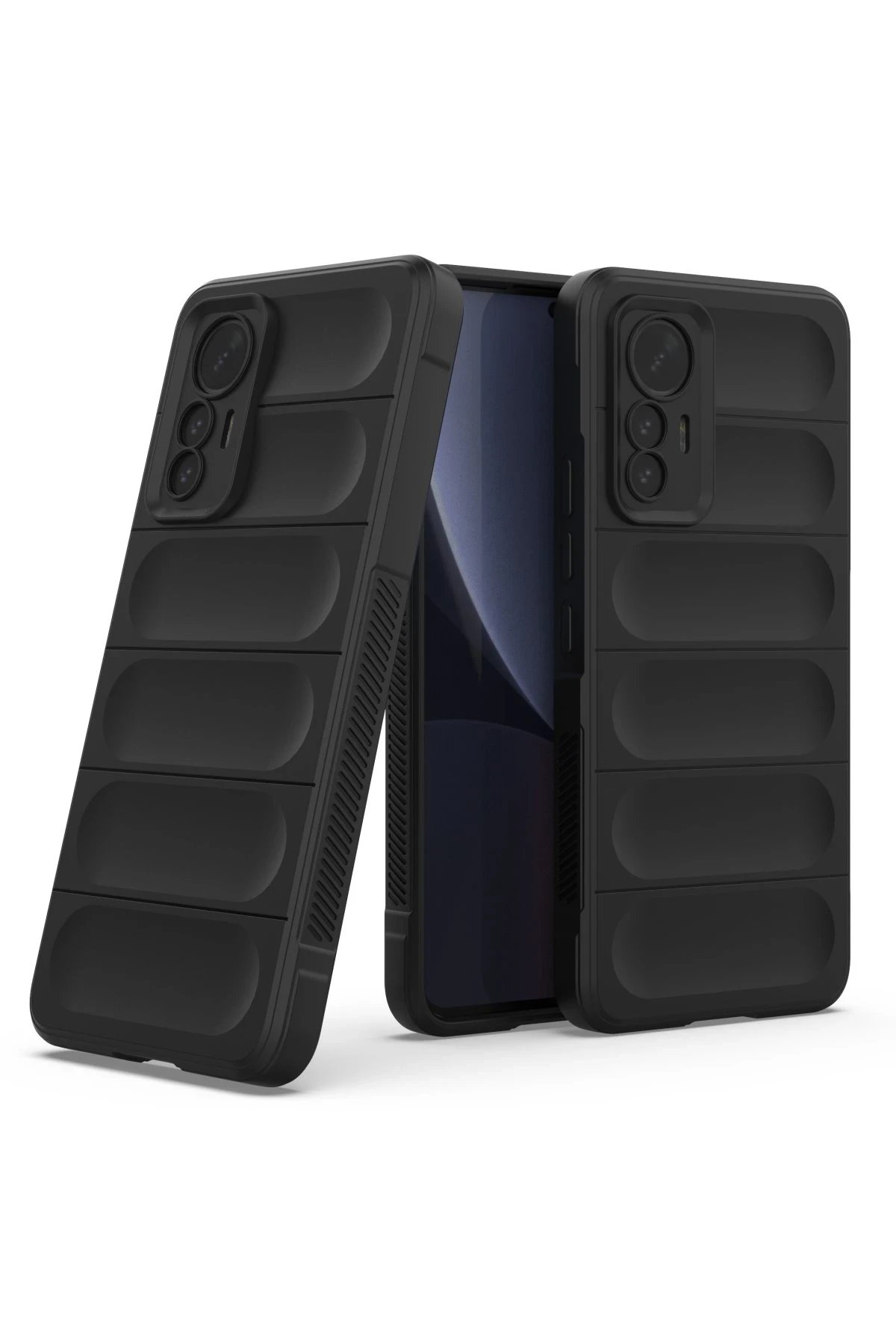 Newface Xiaomi Mi 12 Lite Kılıf Optimum Silikon - Siyah