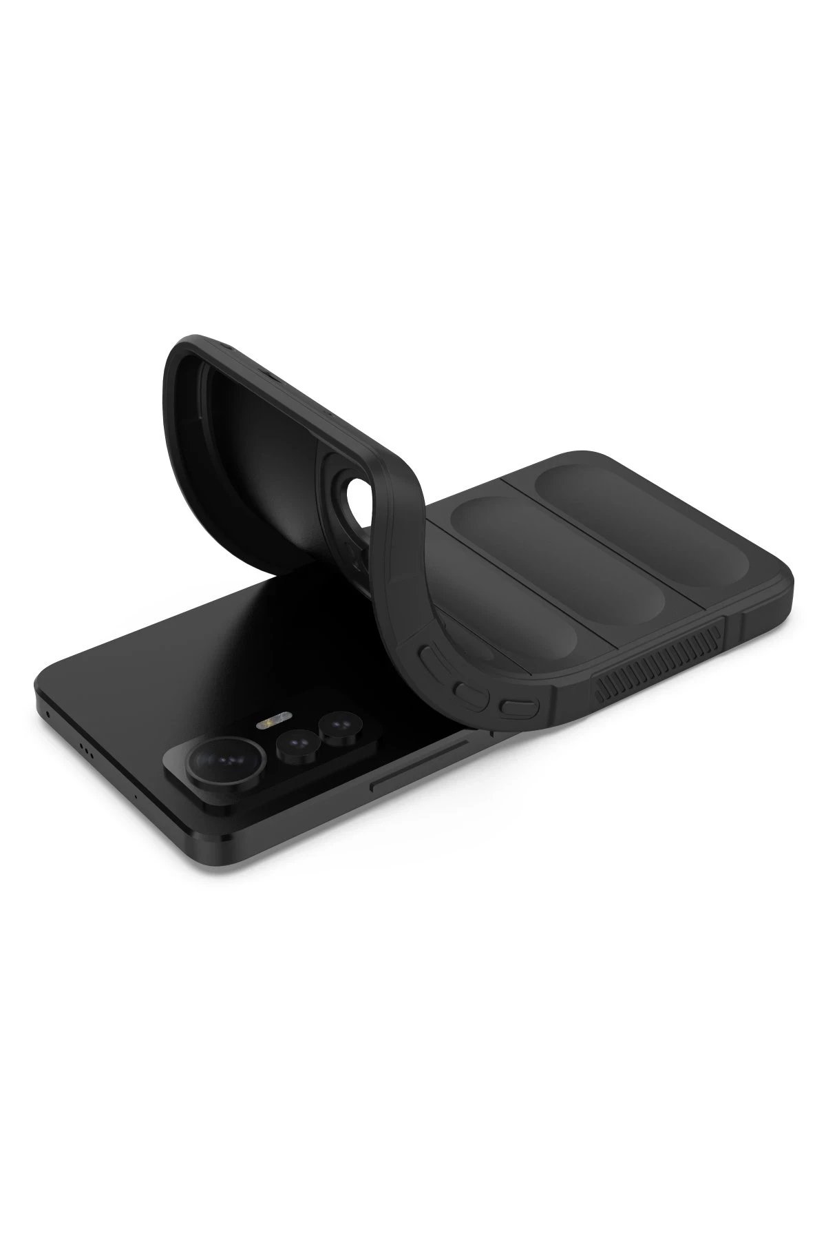 Newface Xiaomi Mi 12 Lite Kılıf Optimum Silikon - Siyah