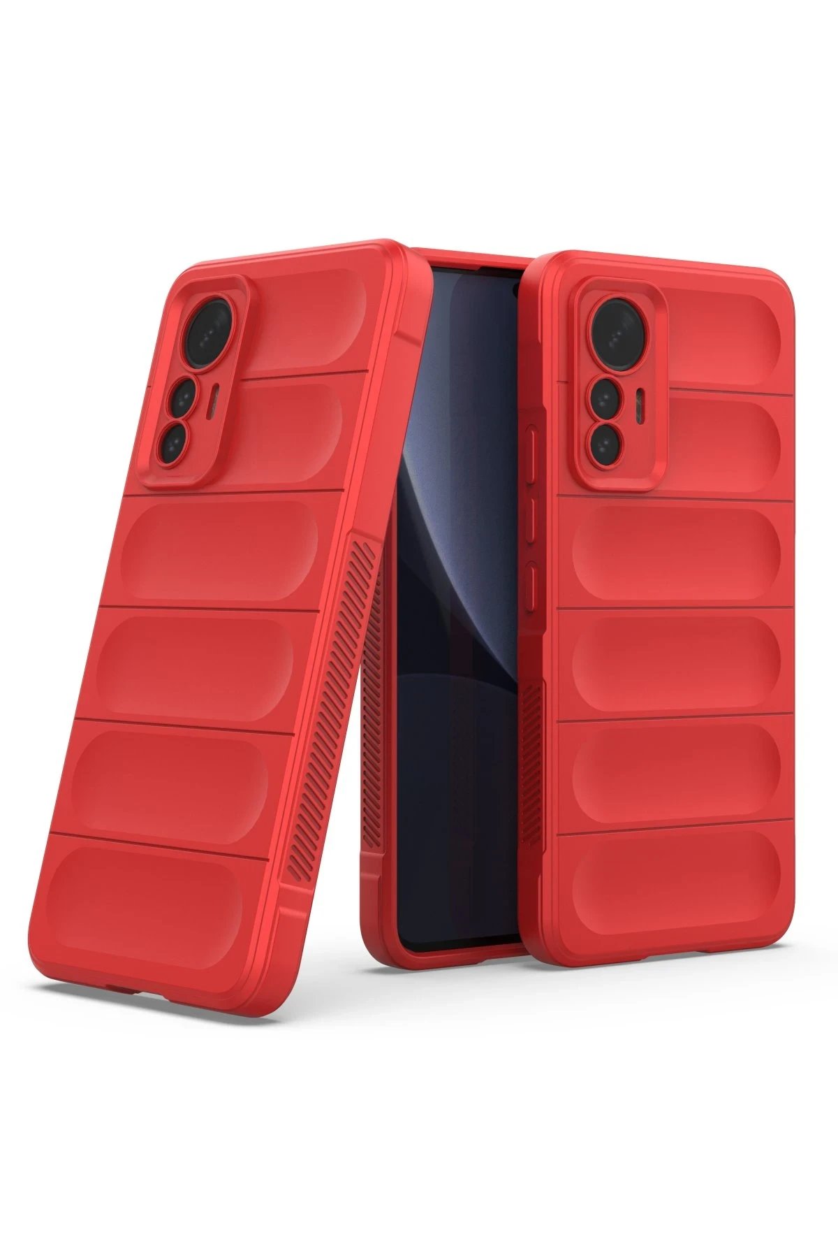 Newface Xiaomi Mi 12 Lite Kılıf Optimum Silikon - Kırmızı