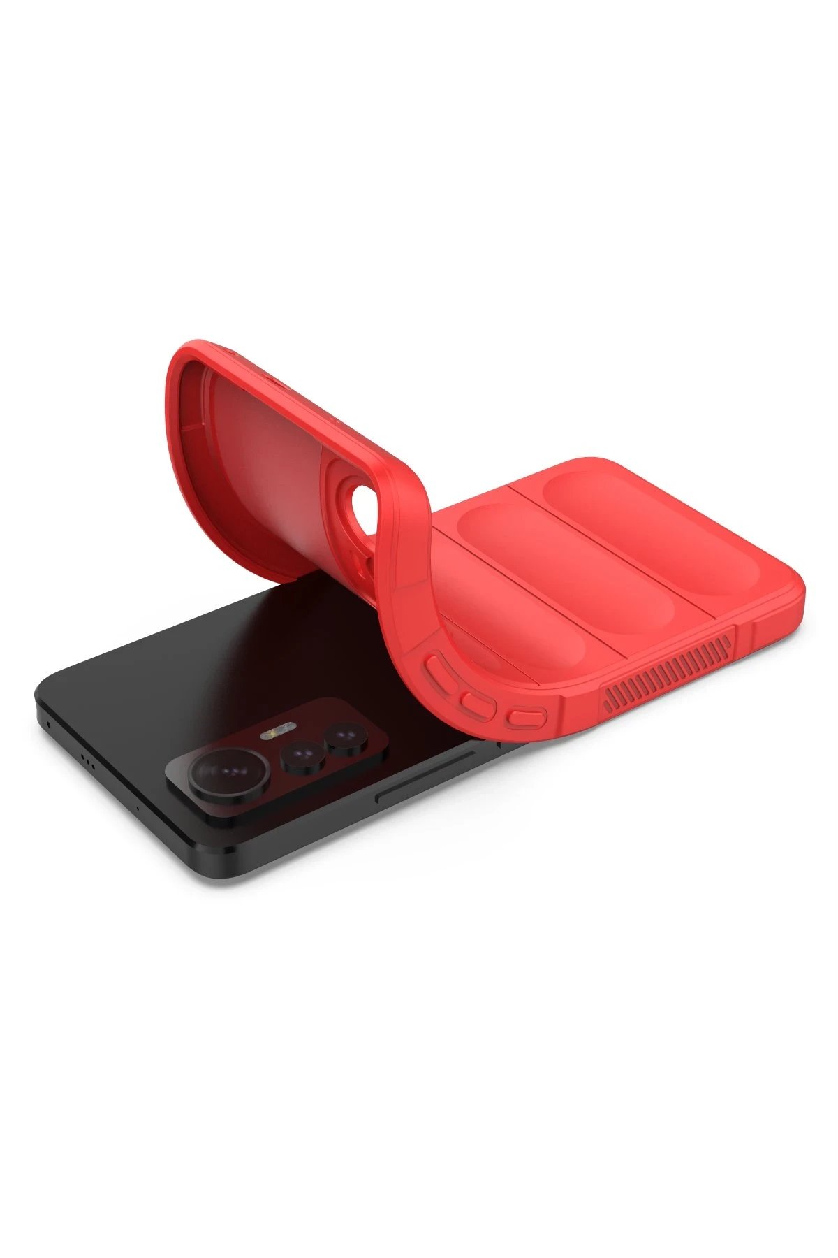 Newface Xiaomi Mi 12 Lite Kılıf Optimum Silikon - Kırmızı