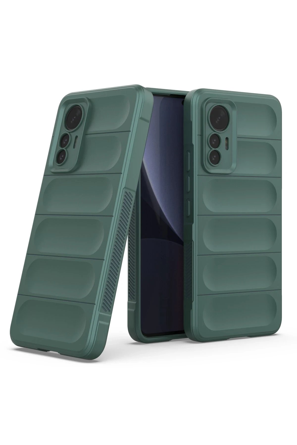 Newface Xiaomi Mi 12 Lite Kılıf Optimum Silikon - Koyu Yeşil