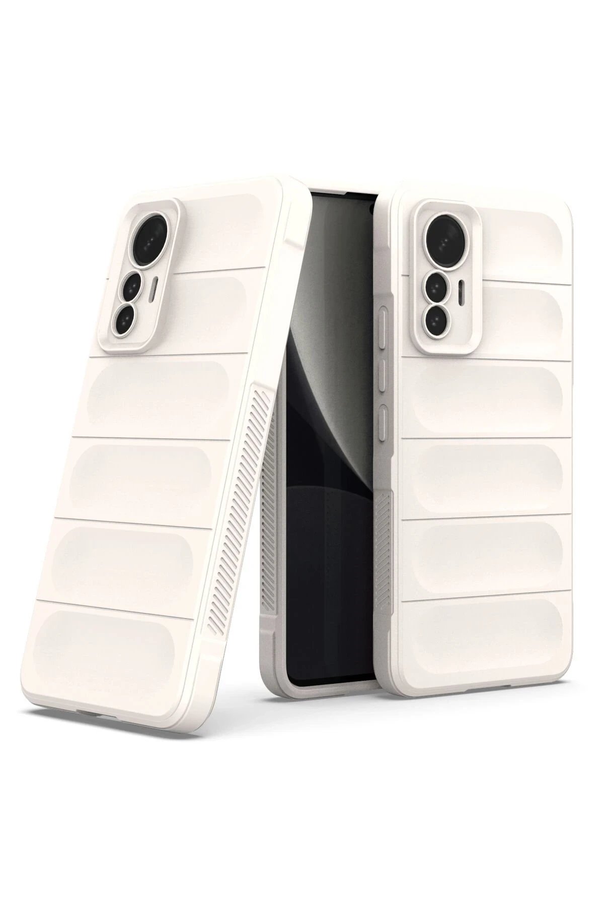 Newface Xiaomi Mi 12 Lite Kılıf Optimum Silikon - Krem