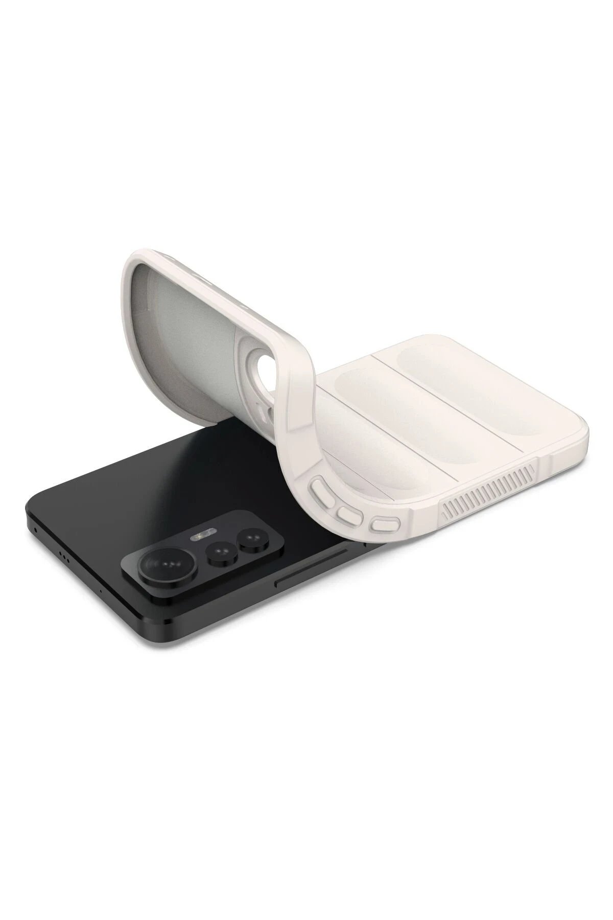 Newface Xiaomi Mi 12 Lite Kılıf Optimum Silikon - Krem