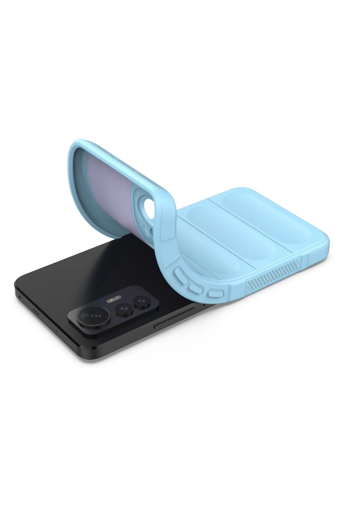 Newface Xiaomi Mi 12 Lite Kılıf Optimum Silikon - Sky Blue