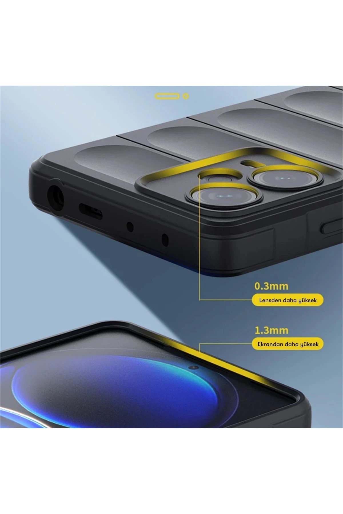 Newface Xiaomi Redmi Note 12 4G Kılıf Optimum Silikon - Kırmızı