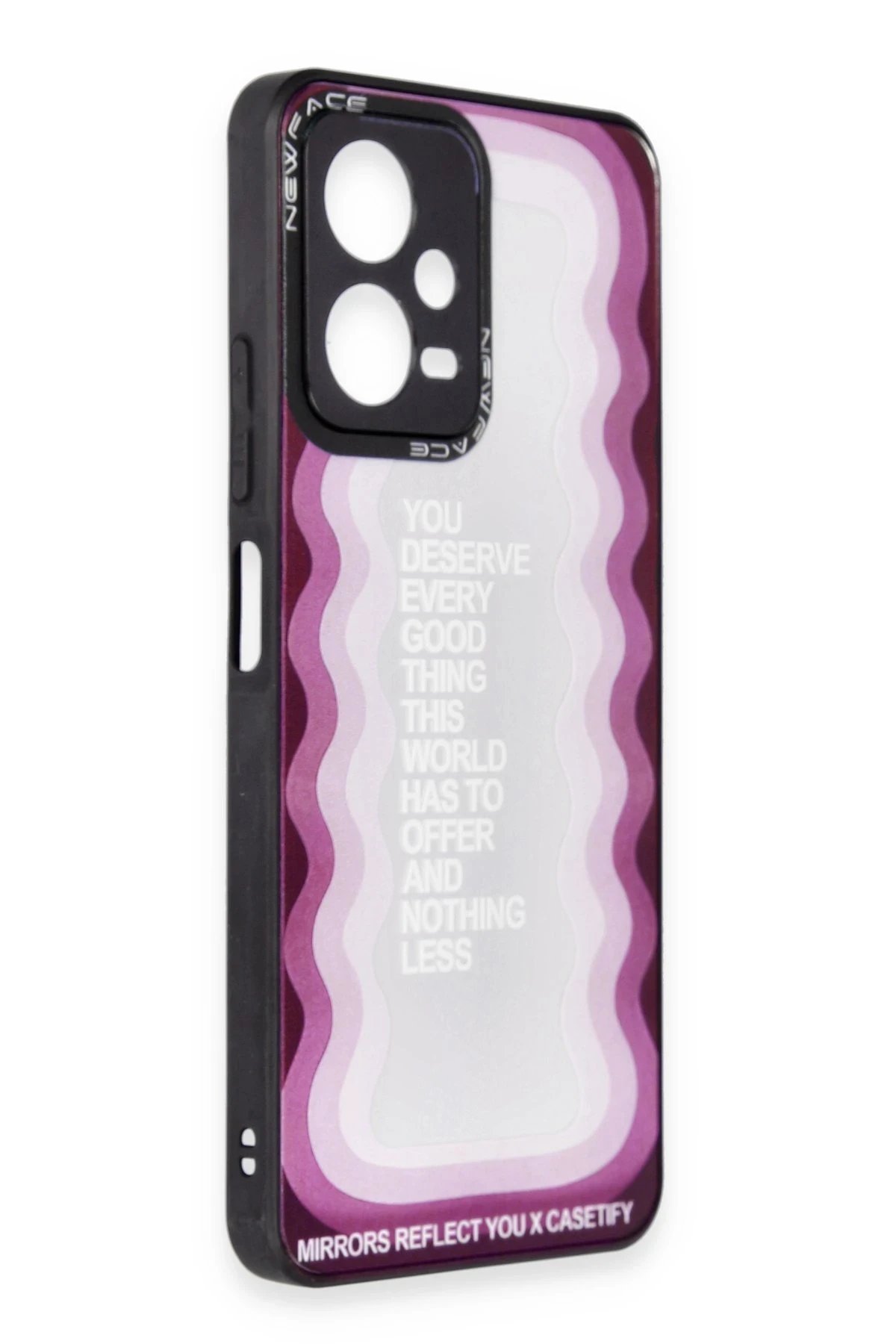 Newface Xiaomi Redmi Note 12 5G Kılıf Mirror Desenli Kapak - Mirror - 5