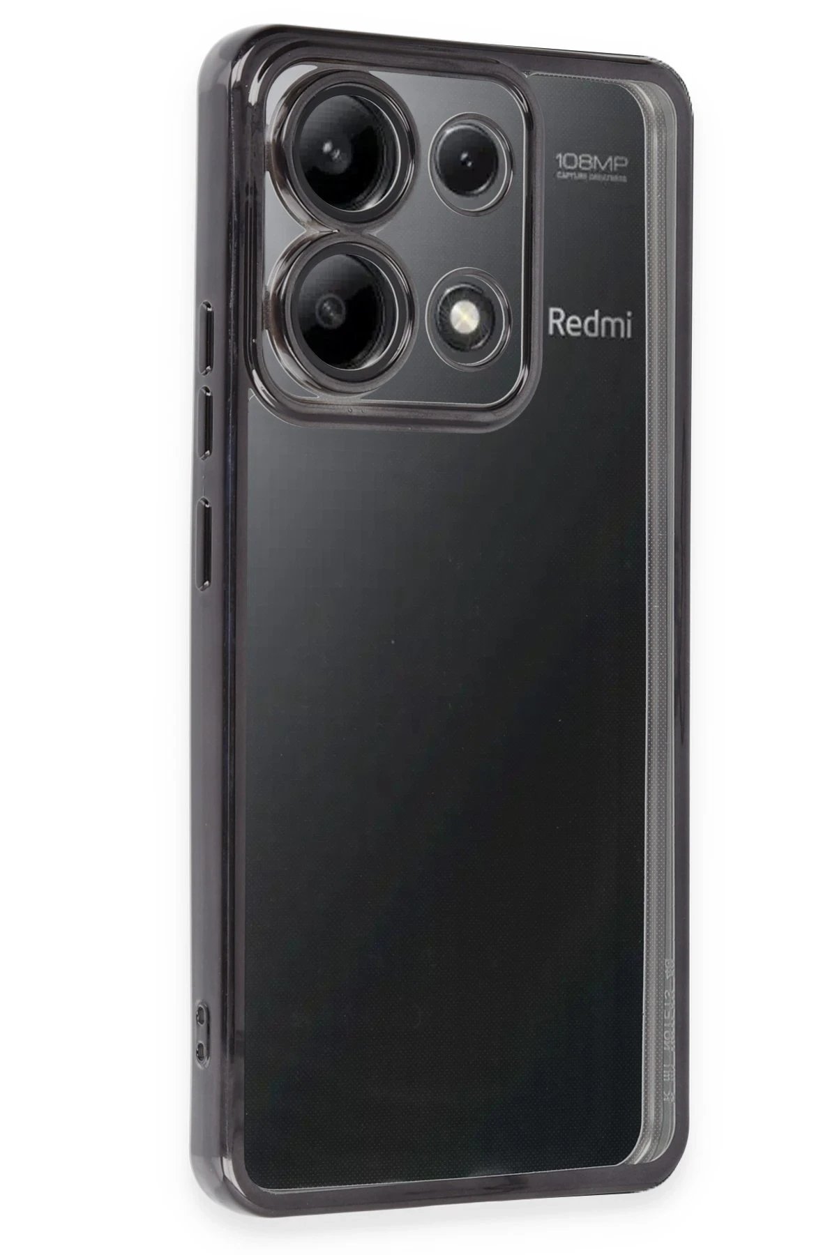 Newface Xiaomi Poco X6 Pro Kılıf Razer Lensli Silikon - Siyah