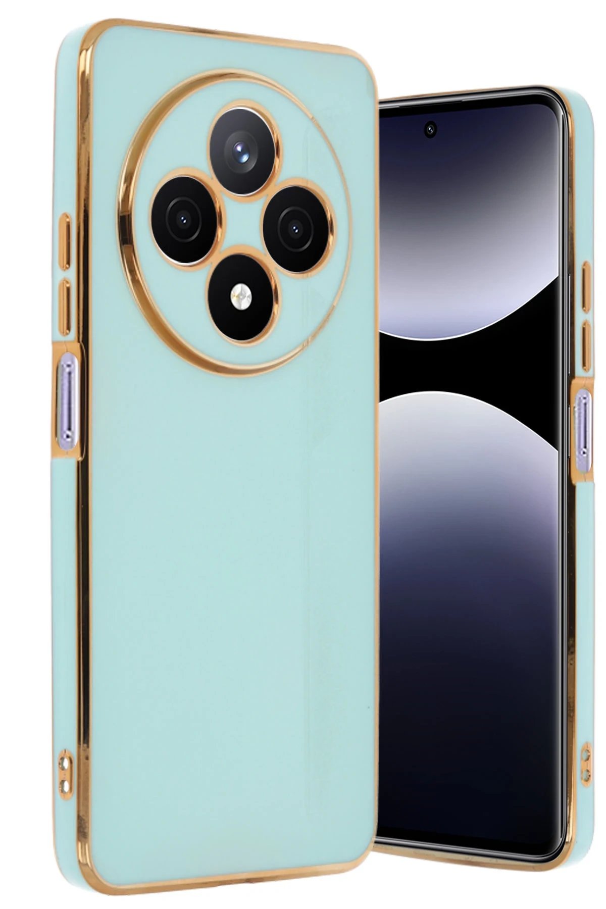 Newface Xiaomi Redmi 14C Kılıf Volet Silikon - Açık Yeşil