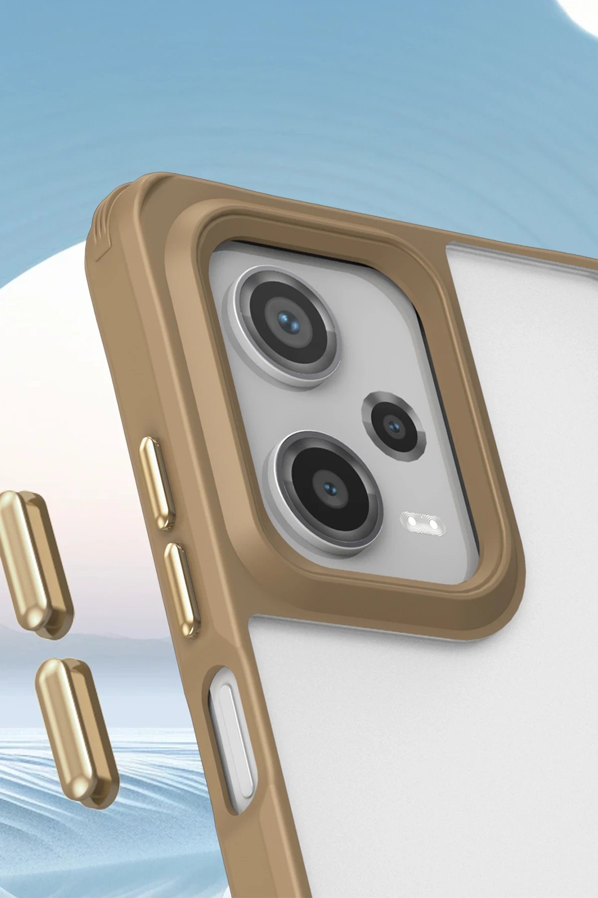 Newface Xiaomi Redmi Note 12 Pro 5G Kılıf Penta Silikon Kılıf - Titan Gri