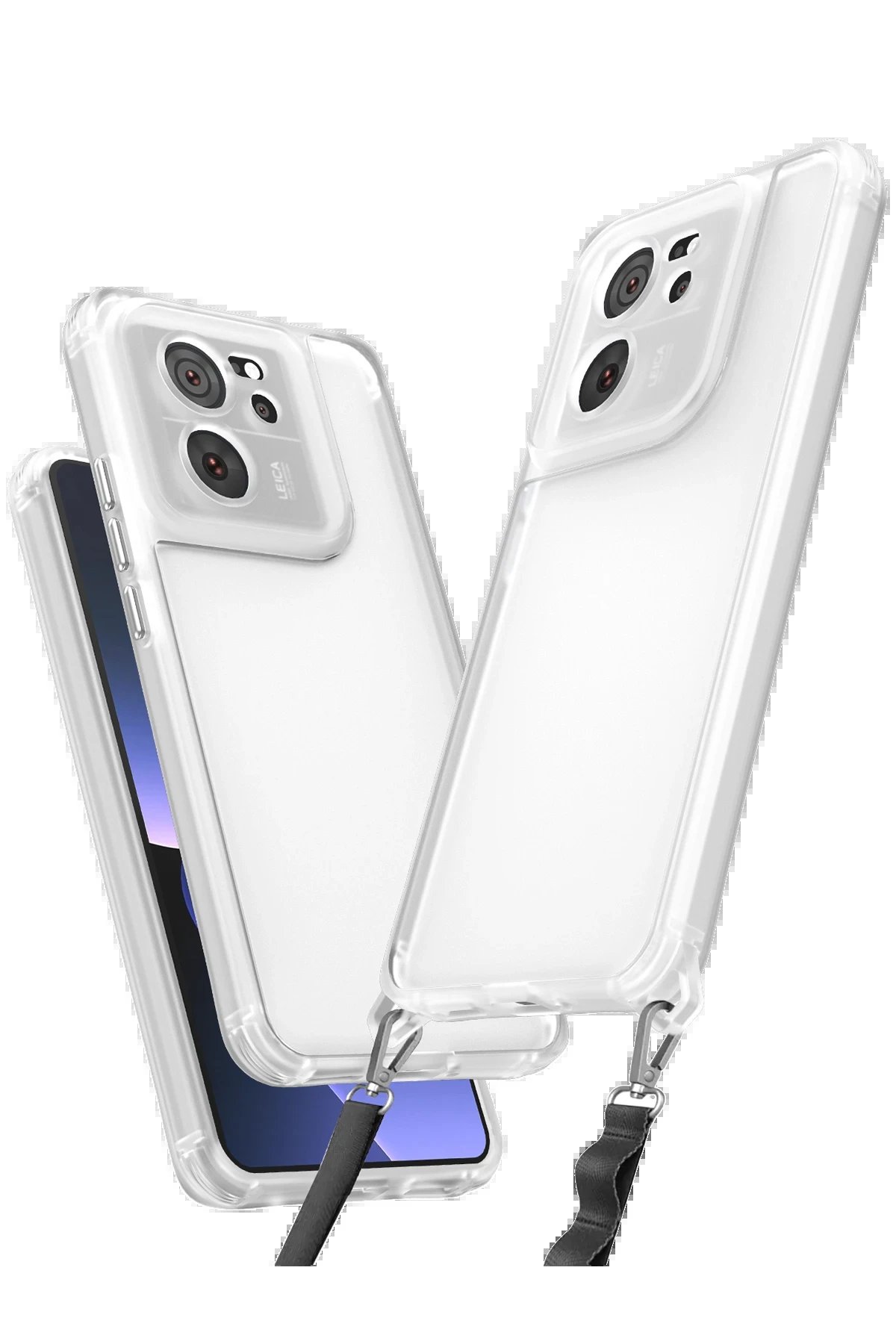 Newface Xiaomi Mi 13T Pro Kılıf Penta Silikon Kılıf - Şeffaf