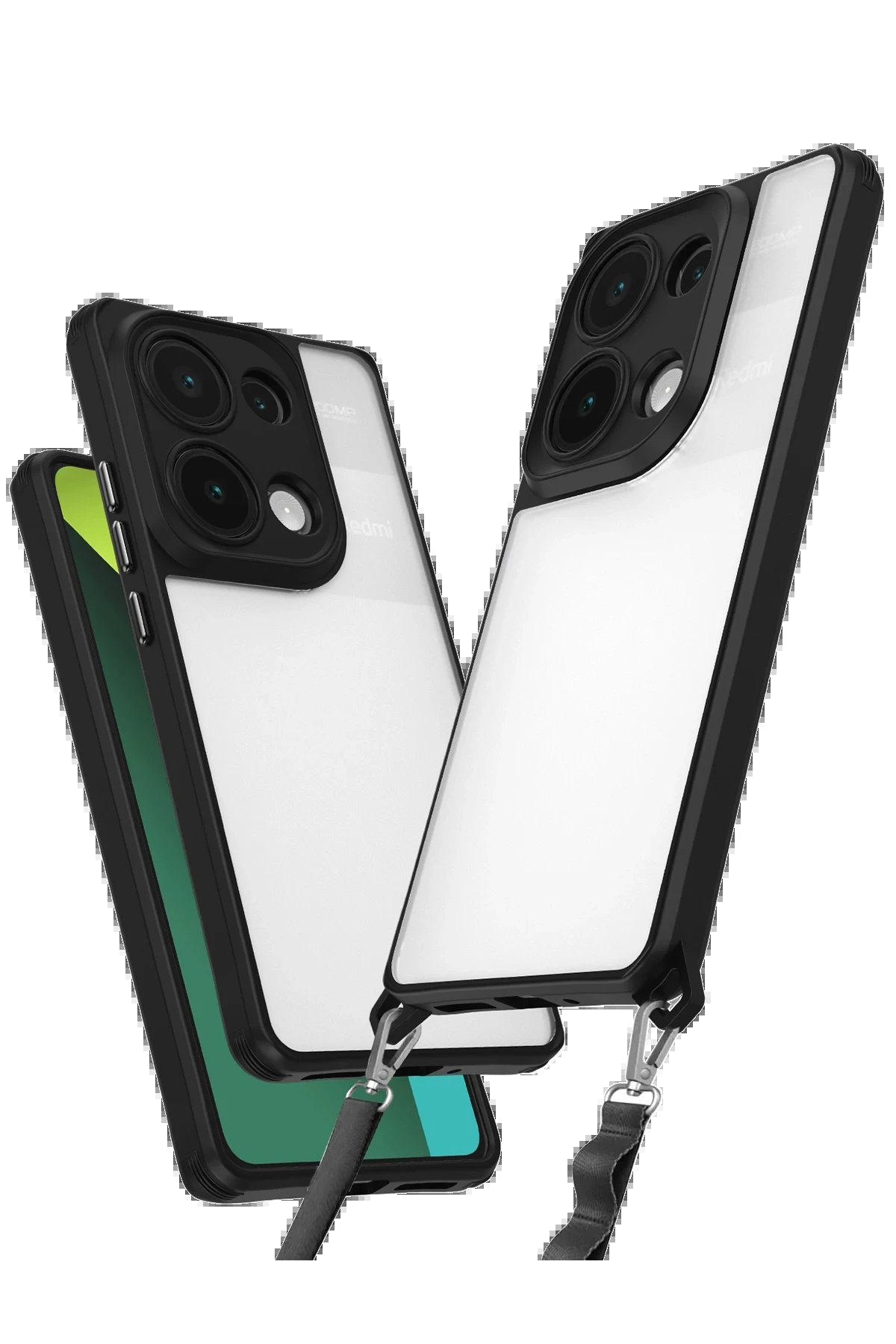 Newface Xiaomi Redmi Note 13 Pro 5G Kılıf Penta Silikon Kılıf - Siyah