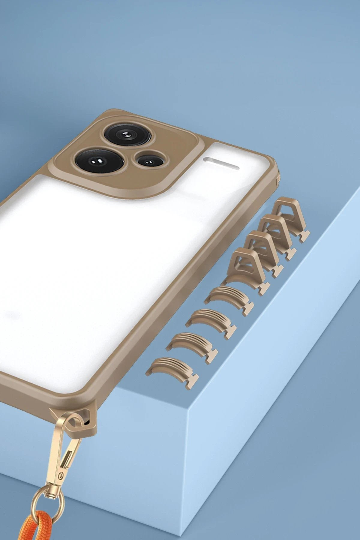 Newface Xiaomi Redmi Note 13 Pro Plus Kılıf Penta Silikon Kılıf - Lacivert