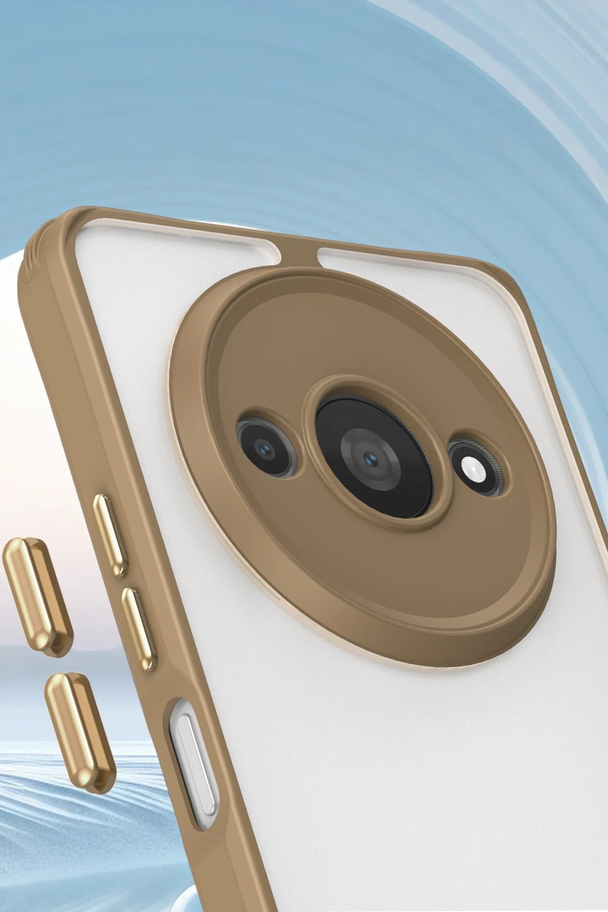 Newface Xiaomi Redmi A3 4G Kılıf Penta Silikon Kılıf - Titan Gri