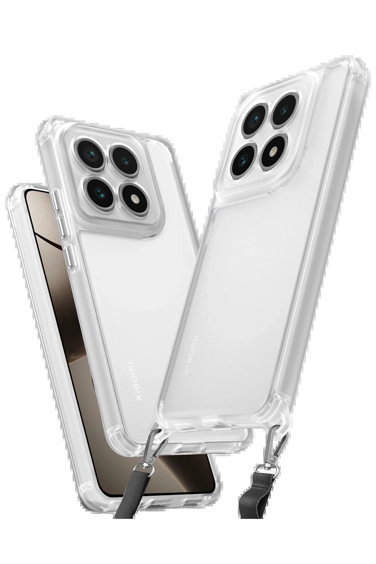 Newface Xiaomi Mi 14T Pro Kılıf Penta Silikon Kılıf - Şeffaf