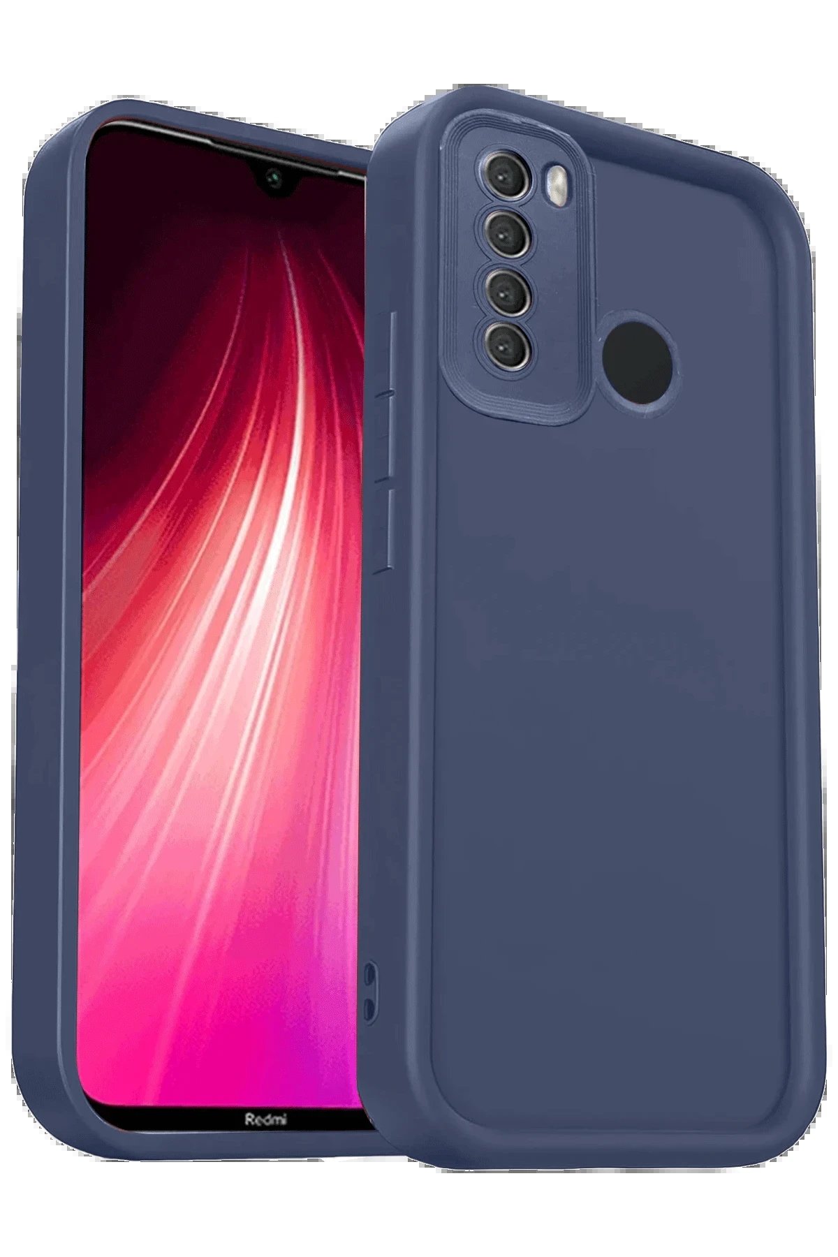 Newface Xiaomi Redmi Note 8 Kılıf Viera Silikon - Lacivert