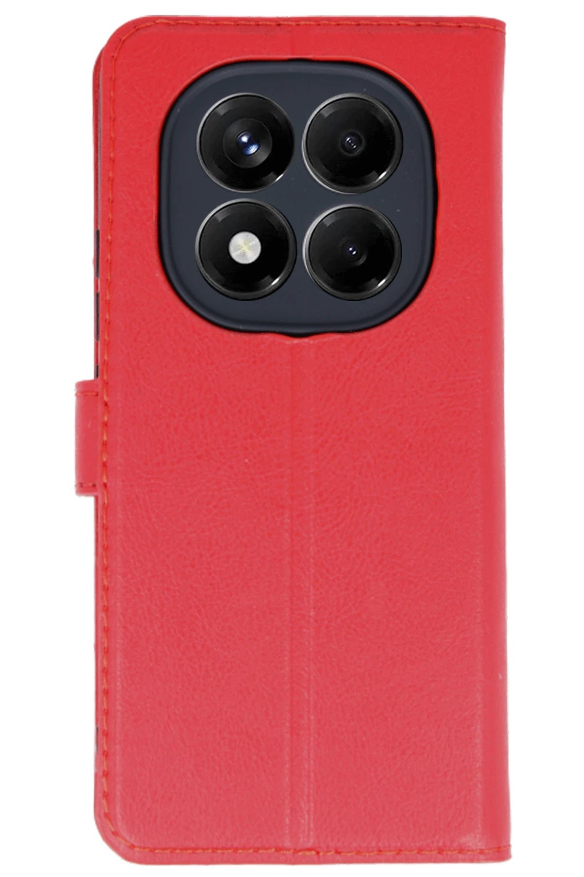 Newface Xiaomi Redmi Note 14 Pro 5G Kılıf Trend S Plus Kapaklı Kılıf - Kırmızı