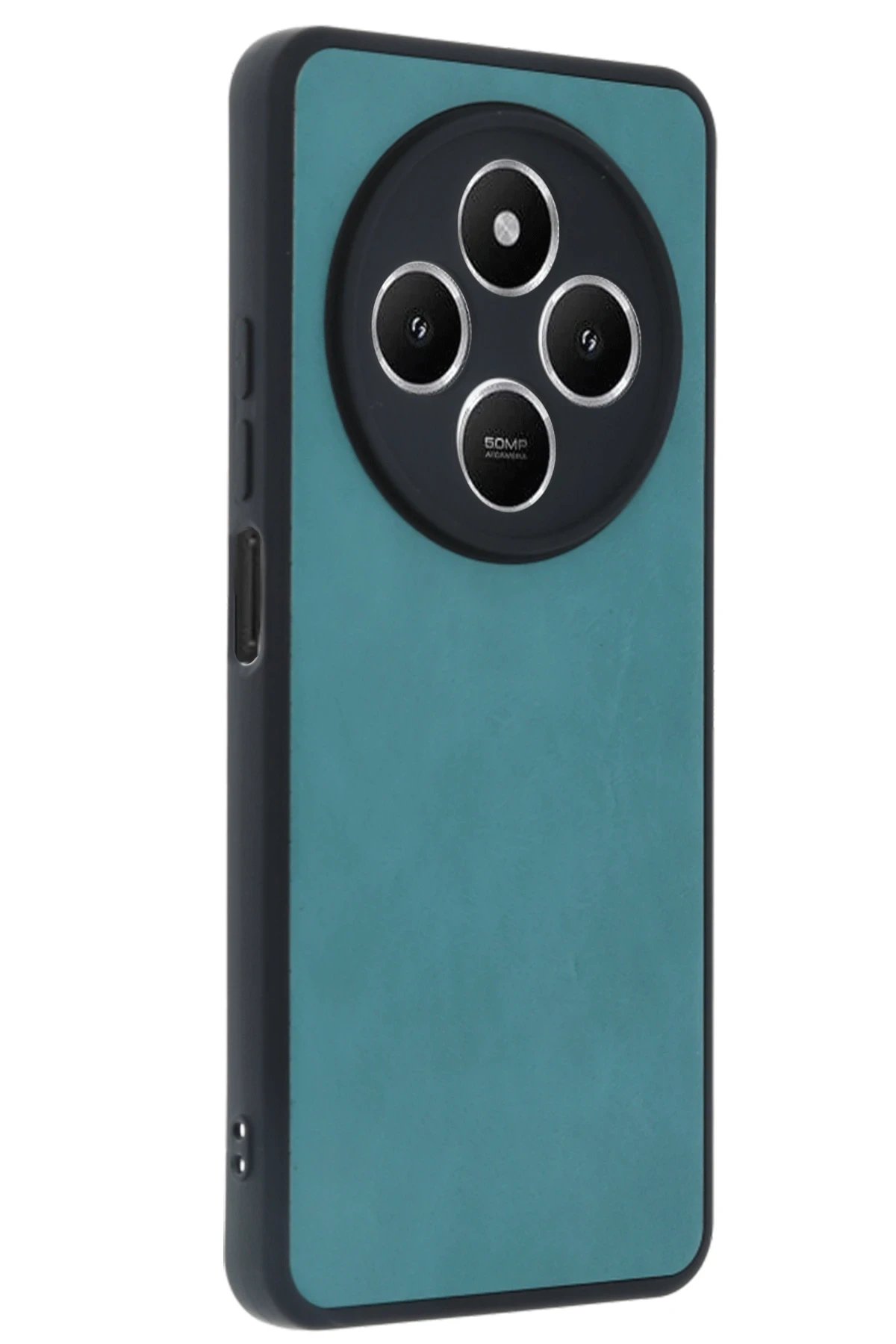 Newface Xiaomi Redmi 14C Kılıf Aras Deri Kapak - Açık Yeşil