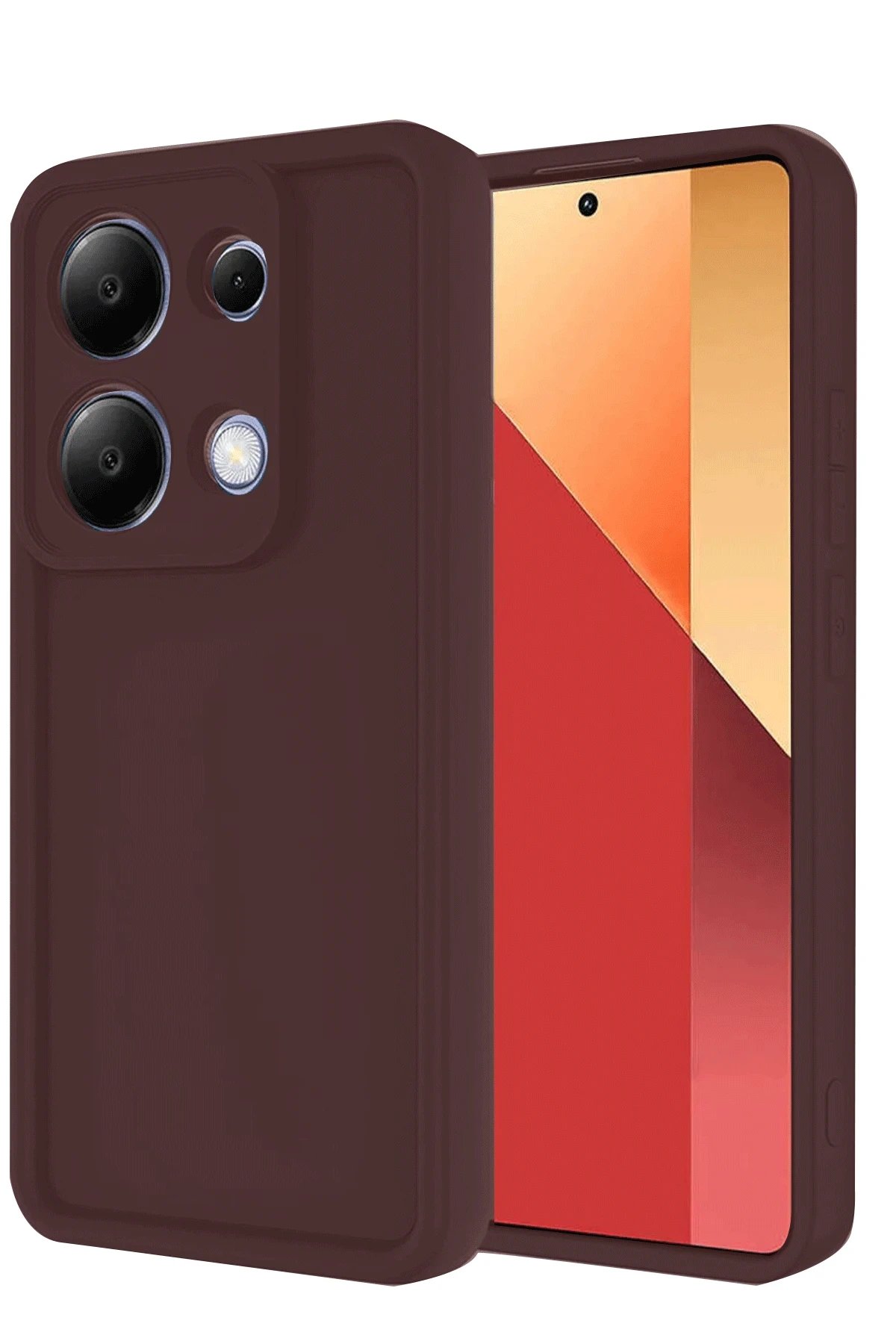 Newface Xiaomi Redmi Note 13 Pro 4G Kılıf Viera Silikon - Bordo