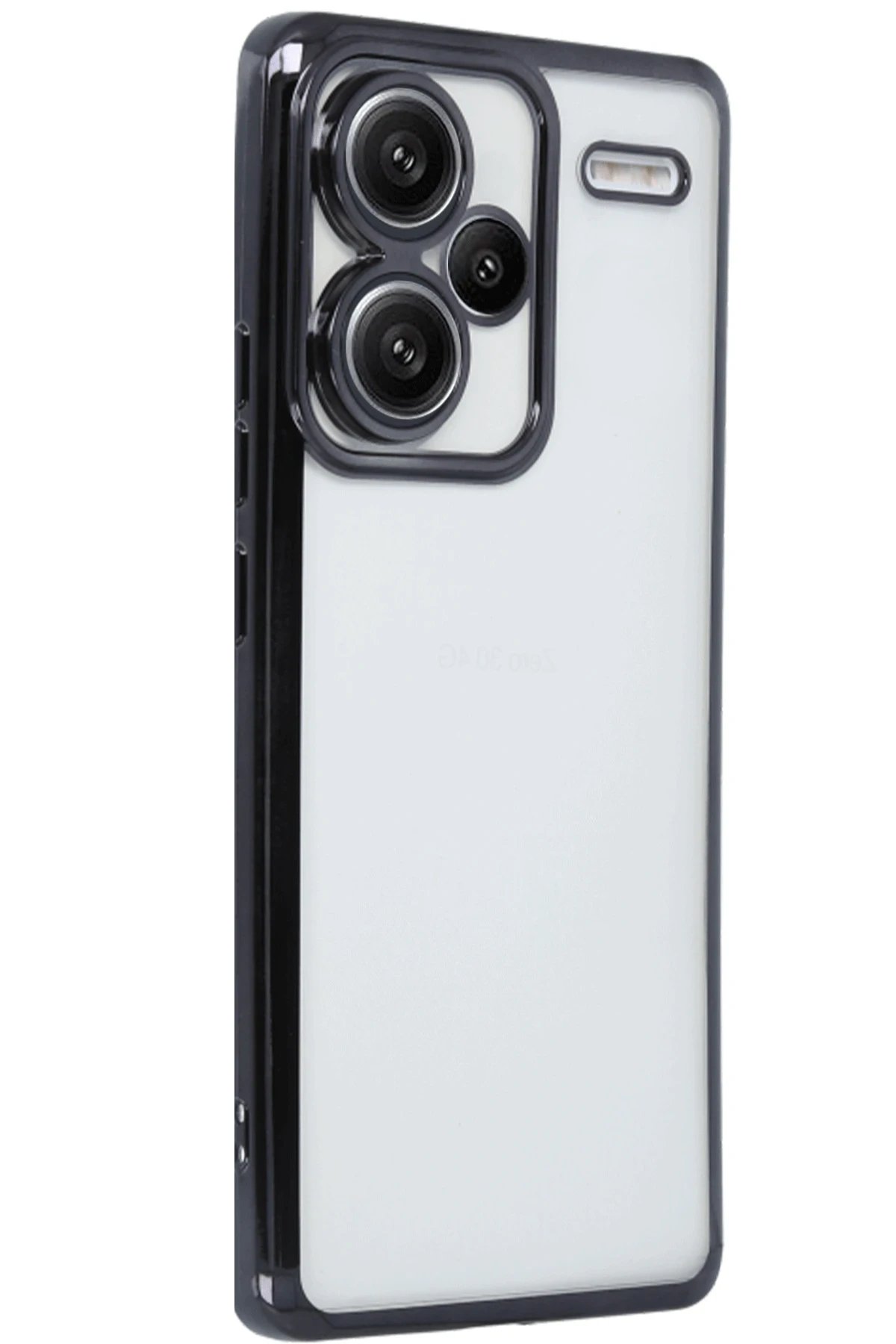 Newface Xiaomi Redmi Note 13 Pro Plus Kılıf Razer Lensli Silikon - Siyah