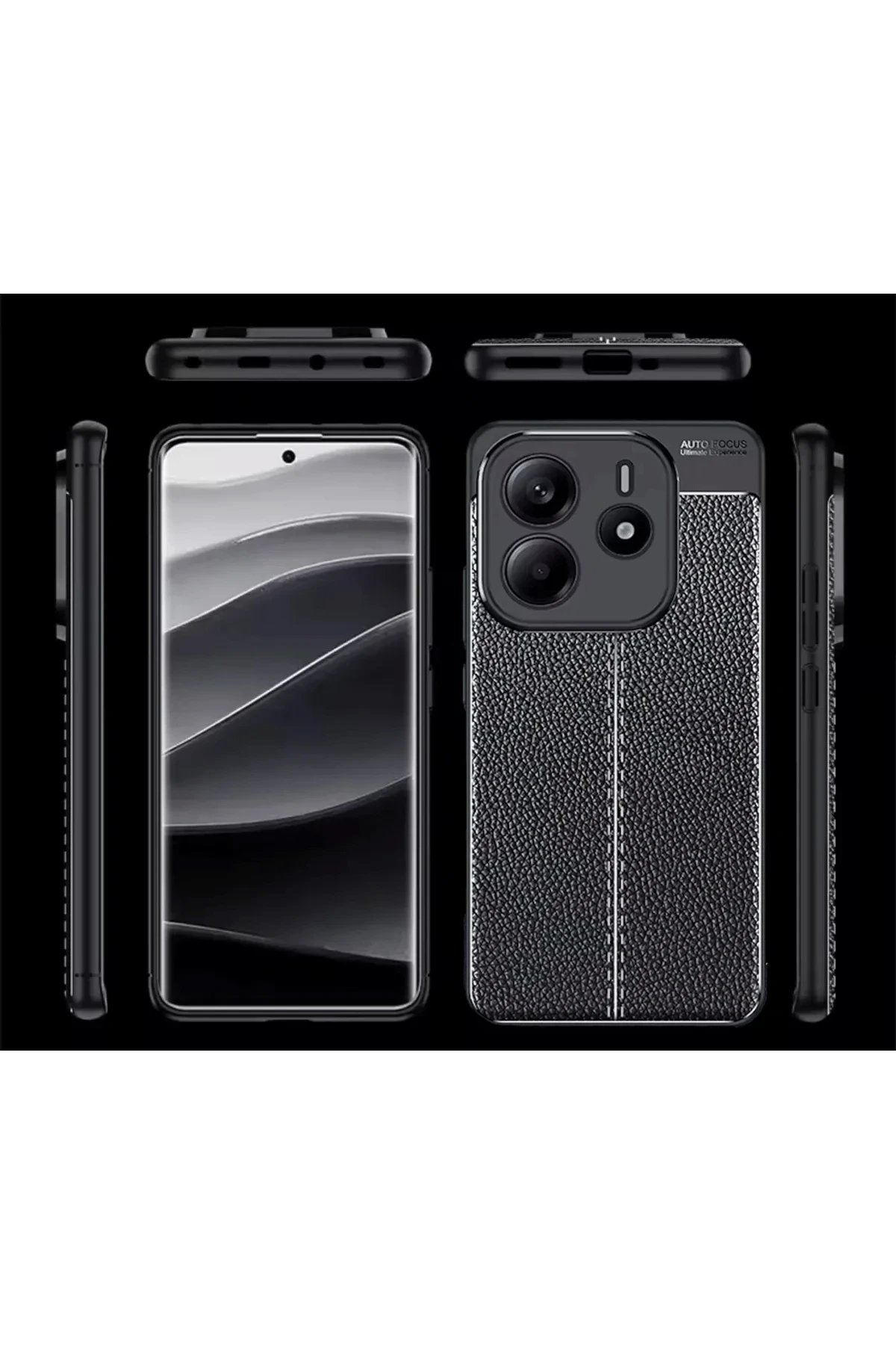 Newface Xiaomi Redmi Note 14 4G Kılıf Auto Focus Kapak - Koyu Yeşil