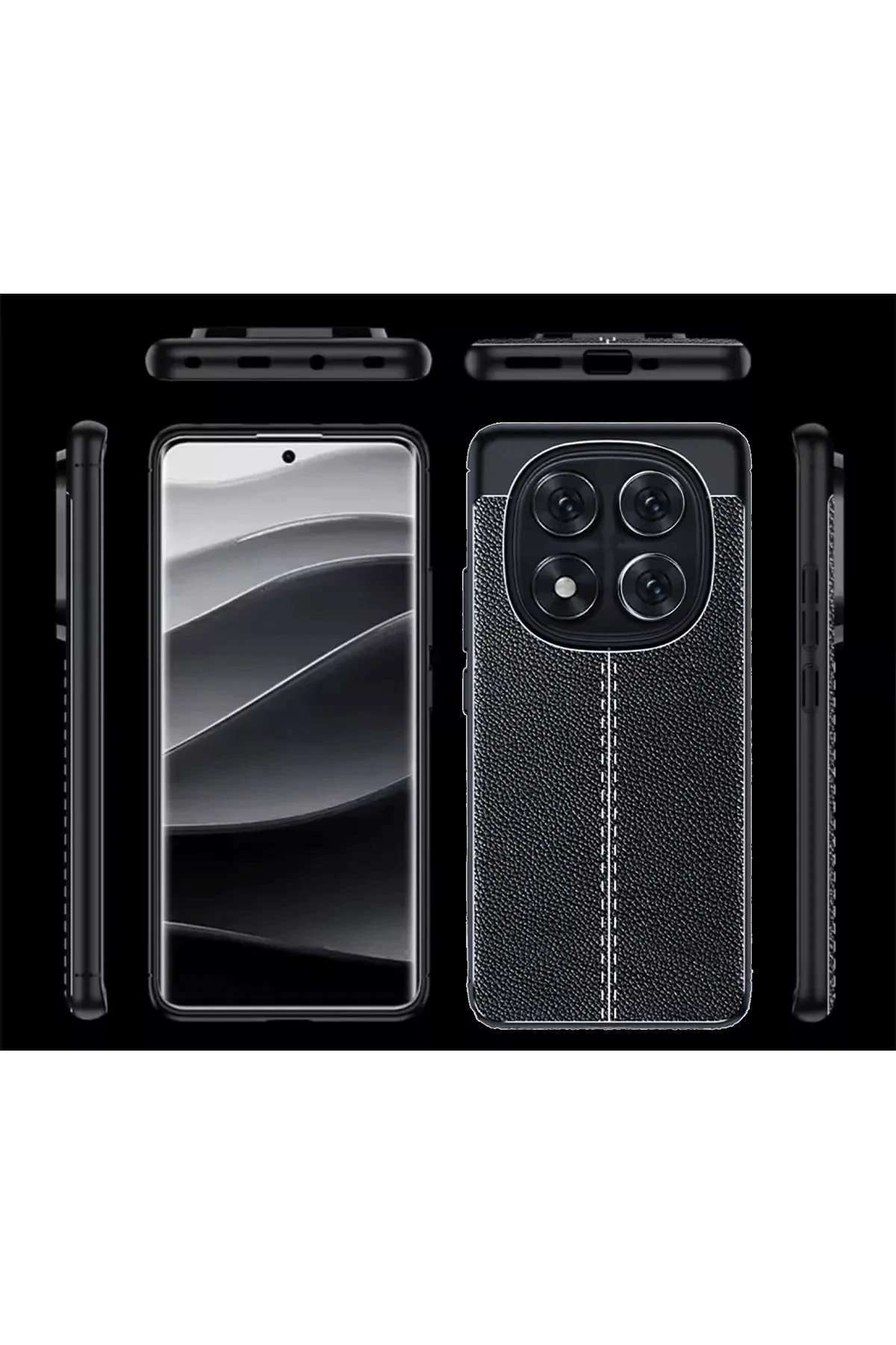 Newface Xiaomi Redmi Note 14 Pro 4G Kılıf Auto Focus Kapak - Koyu Yeşil