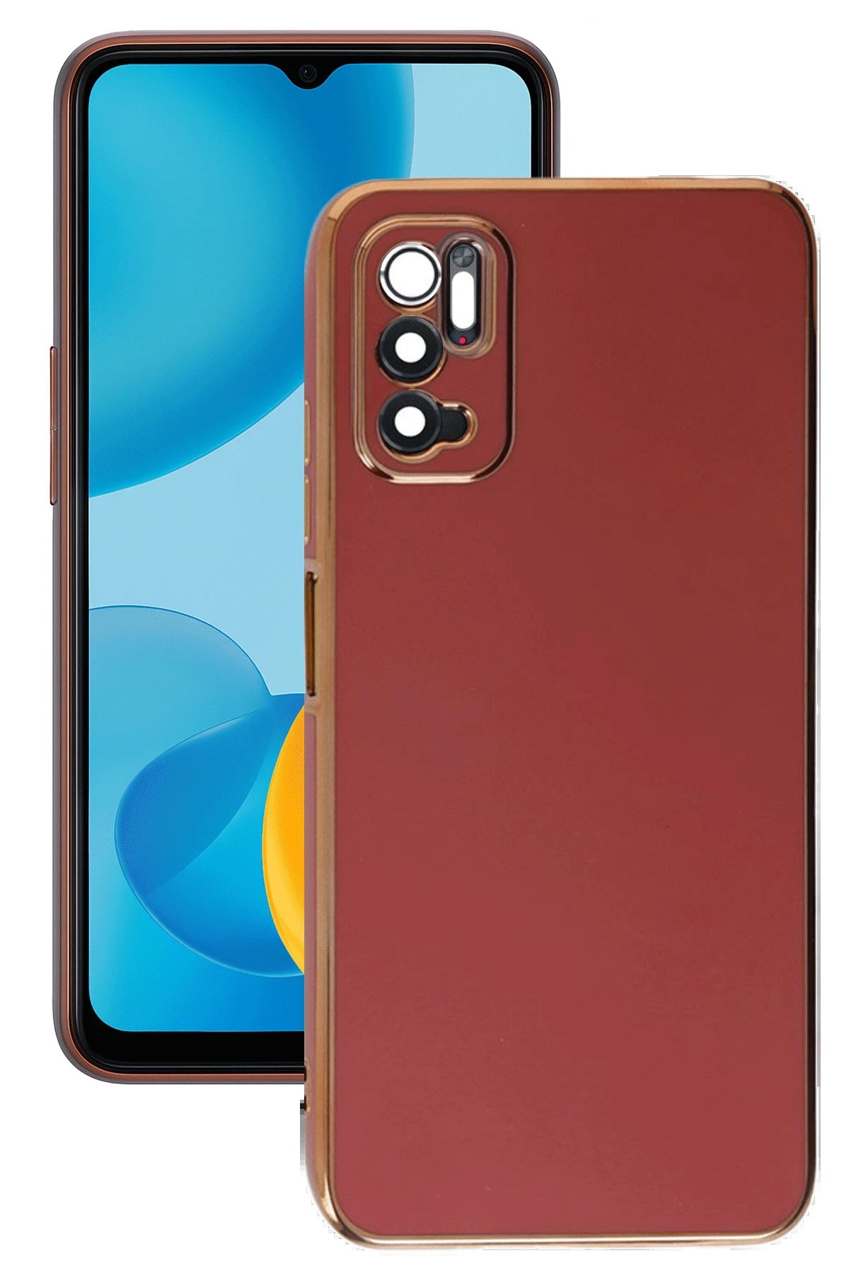 Newface Xiaomi Redmi Note 11 SE Kılıf Volet Silikon - Kırmızı