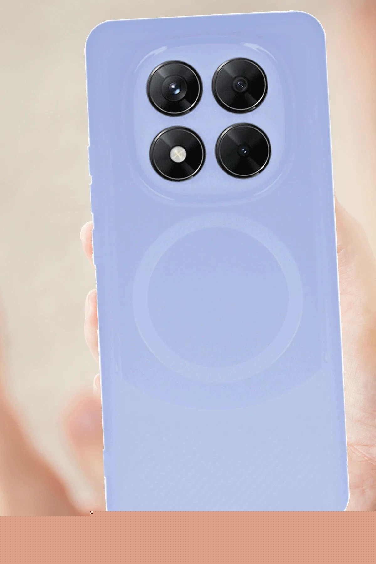 Newface Xiaomi Redmi Note 14 Pro 4G Kılıf Maya Karbon Kapak - Kahverengi