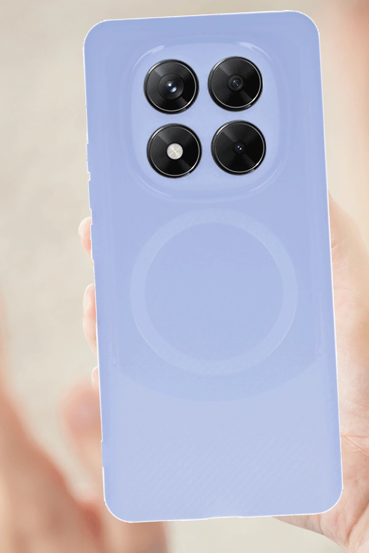 Newface Xiaomi Redmi Note 14 Pro 4G Kılıf Maya Karbon Kapak - Bordo