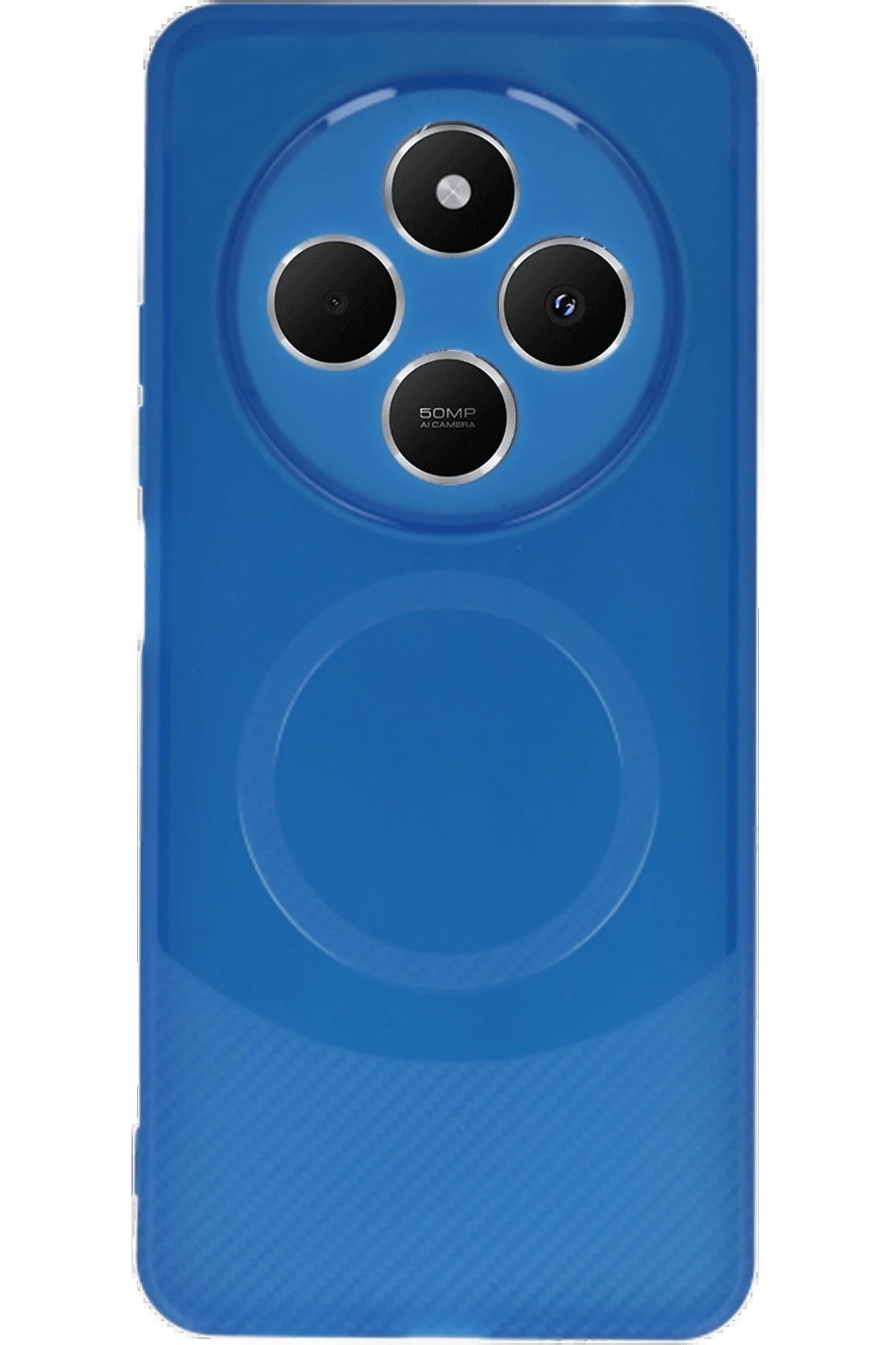 Newface Xiaomi Redmi 14C Kılıf Maya Karbon Kapak - Lacivert