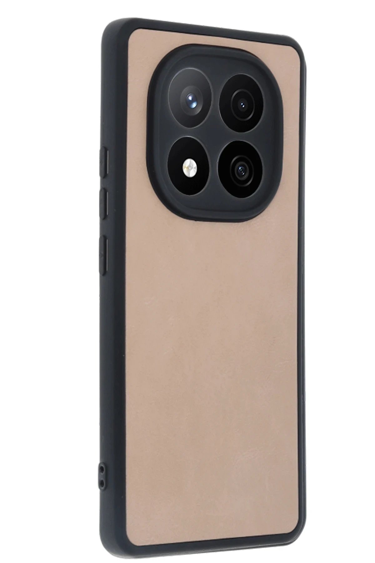 Newface Xiaomi Redmi Note 14 Pro 4G Kılıf Aras Deri Kapak - Pudra